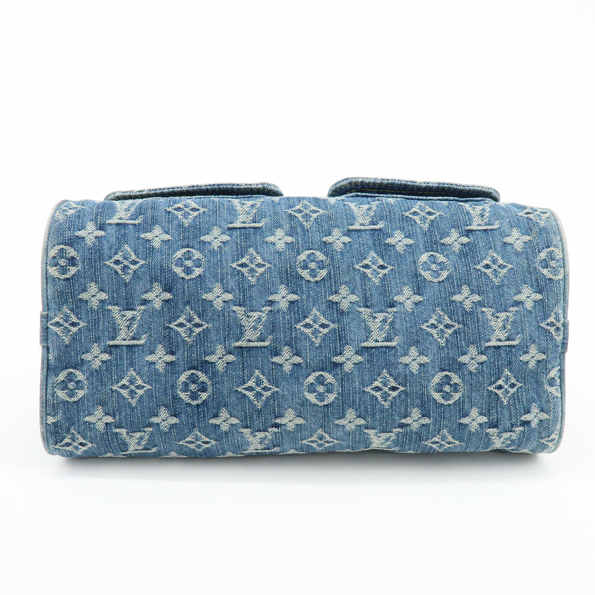 Louis Vuitton Monogram Denim Neo Speedy Boston Bag Blue M95019