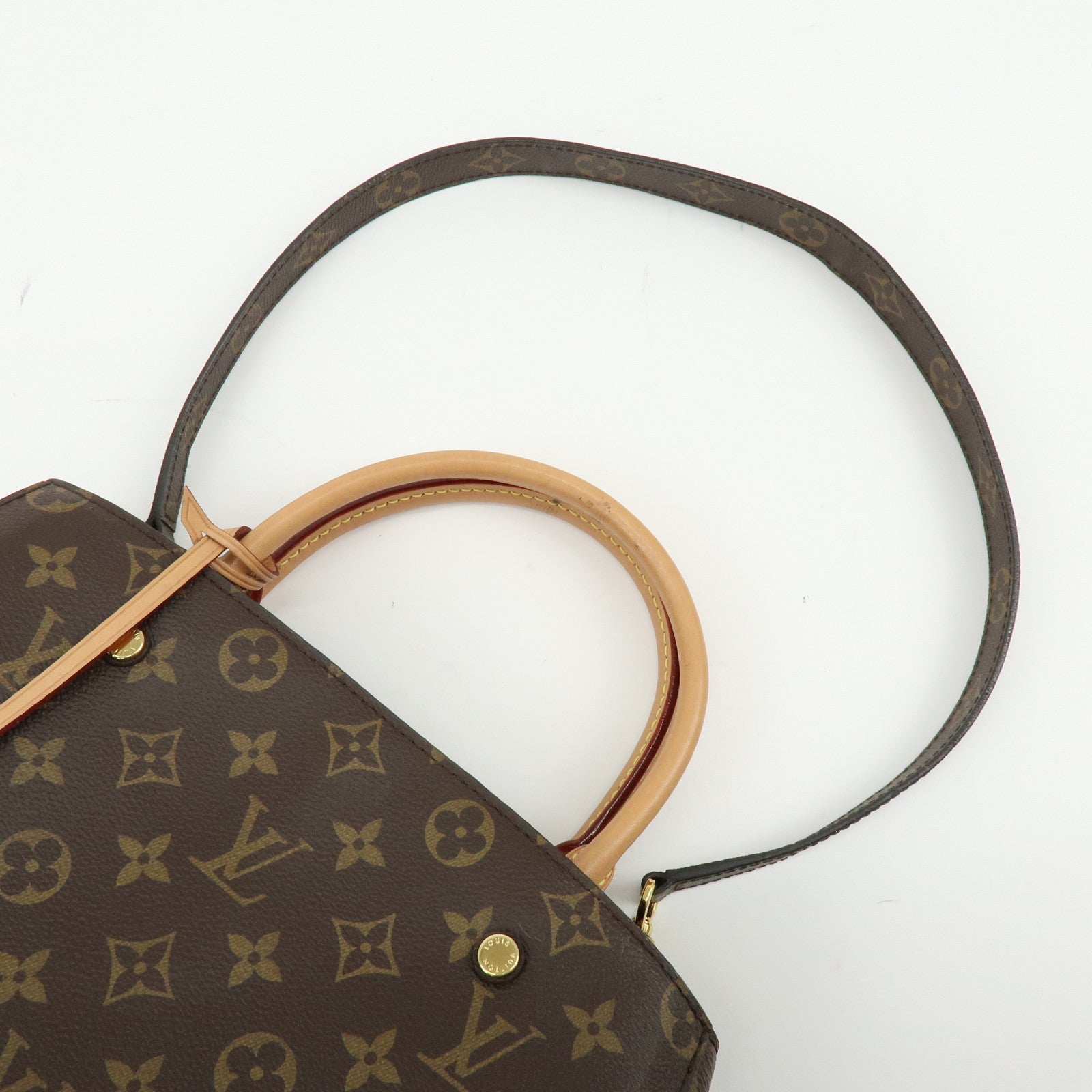 Louis Vuitton Monogram Montaigne MM 2Way Bag Hand Bag M41056