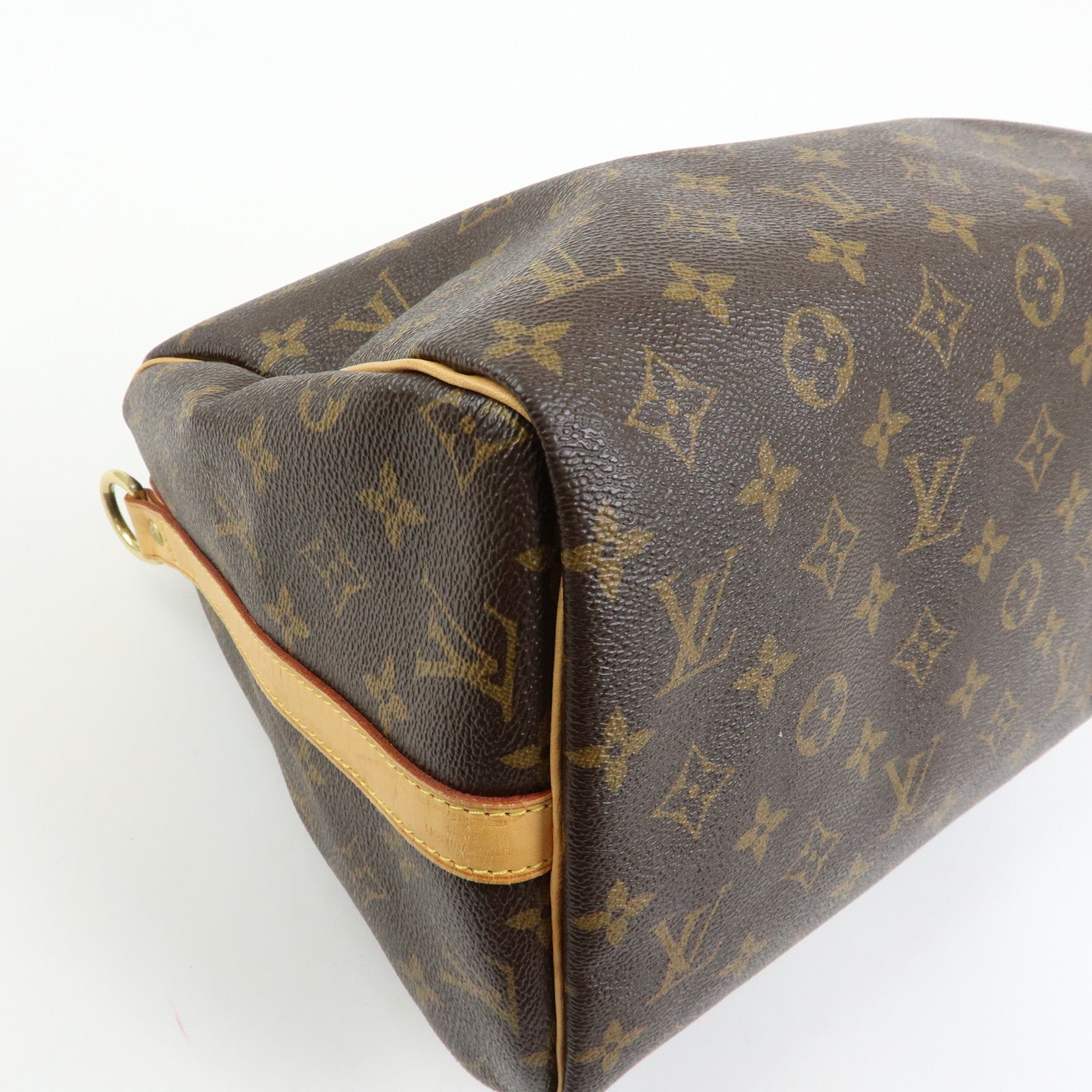 Louis Vuitton Monogram Speedy Bandouliere 30 Boston Bag Brown M40391
