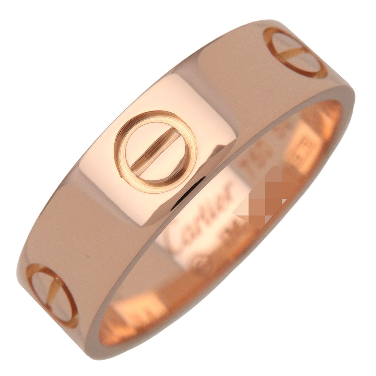 Cartier Love Ring K18 750PG Rose Gold #56 US7.5 EU56 HK17