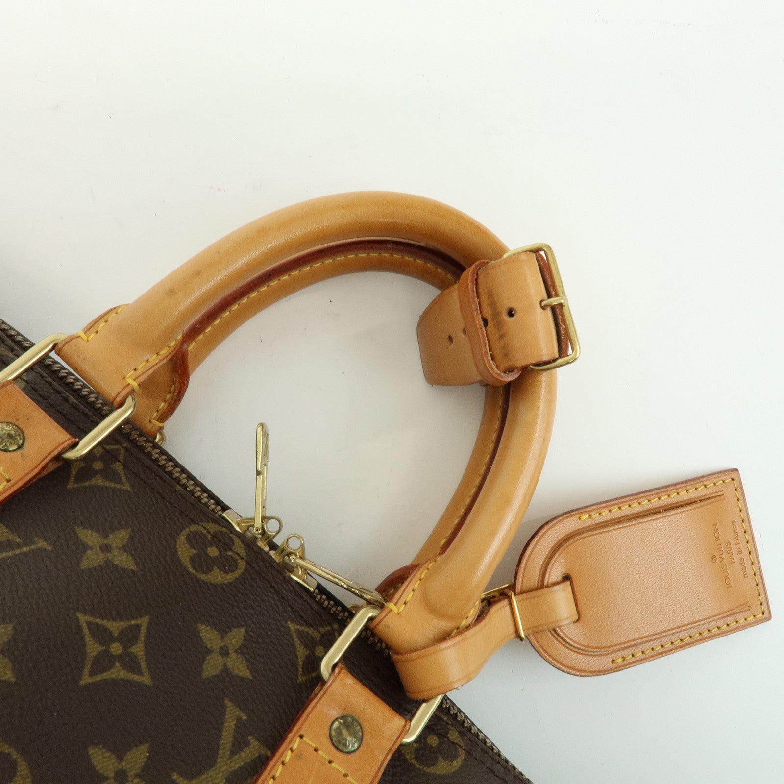 Louis Vuitton Monogram  Keep All 45 CanvasBoston Bag Brown M41428
