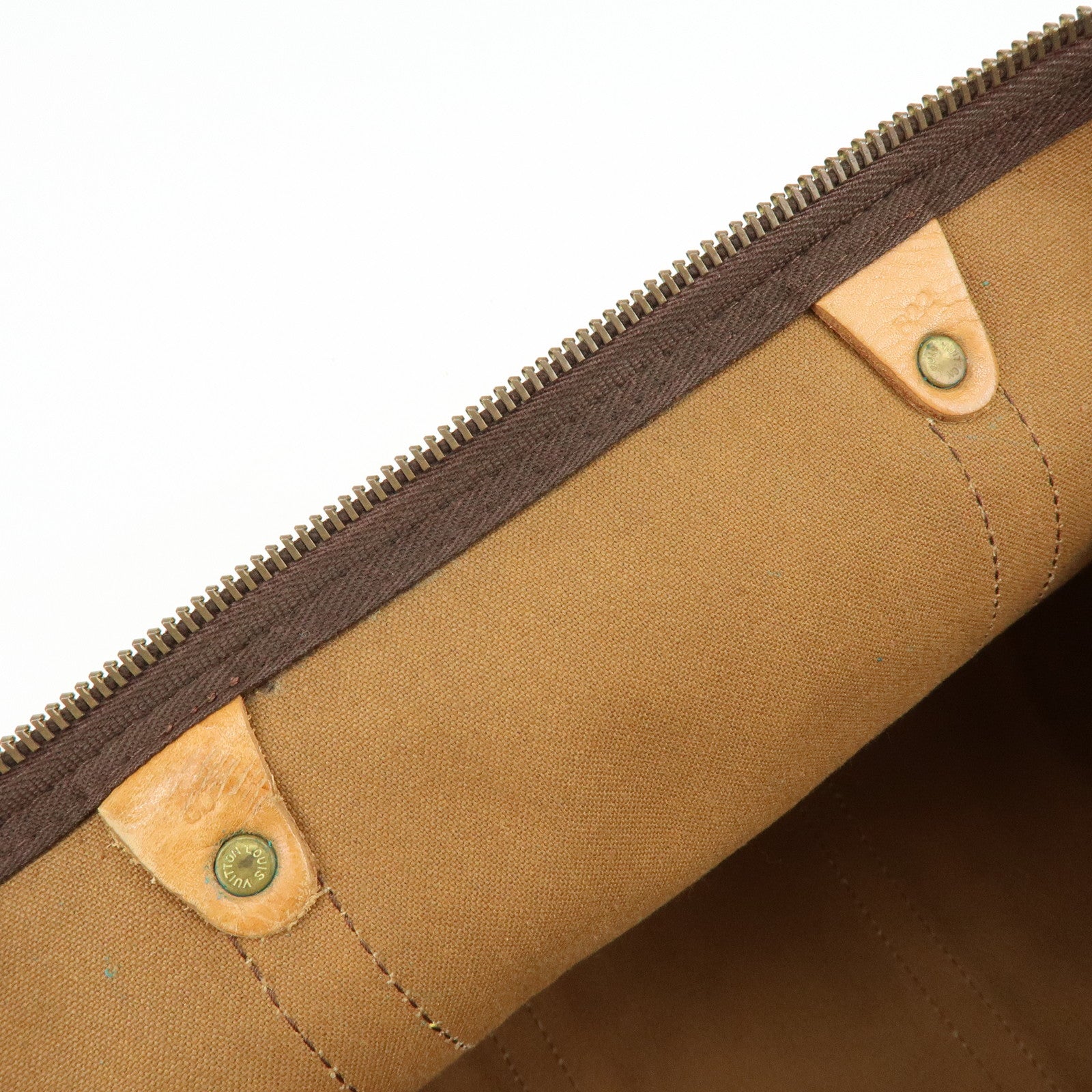 Louis Vuitton Monogram Keep All 60 Boston Bag Brown M41422