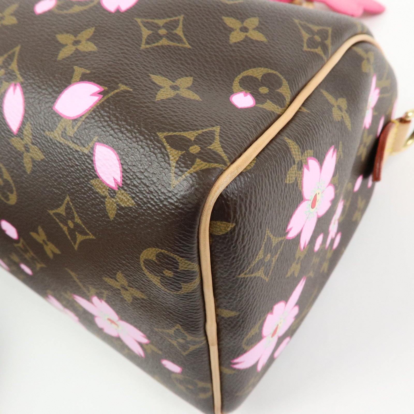 Louis Vuitton Monogram Murakami Speedy Bandouliere 25 Brown M14174