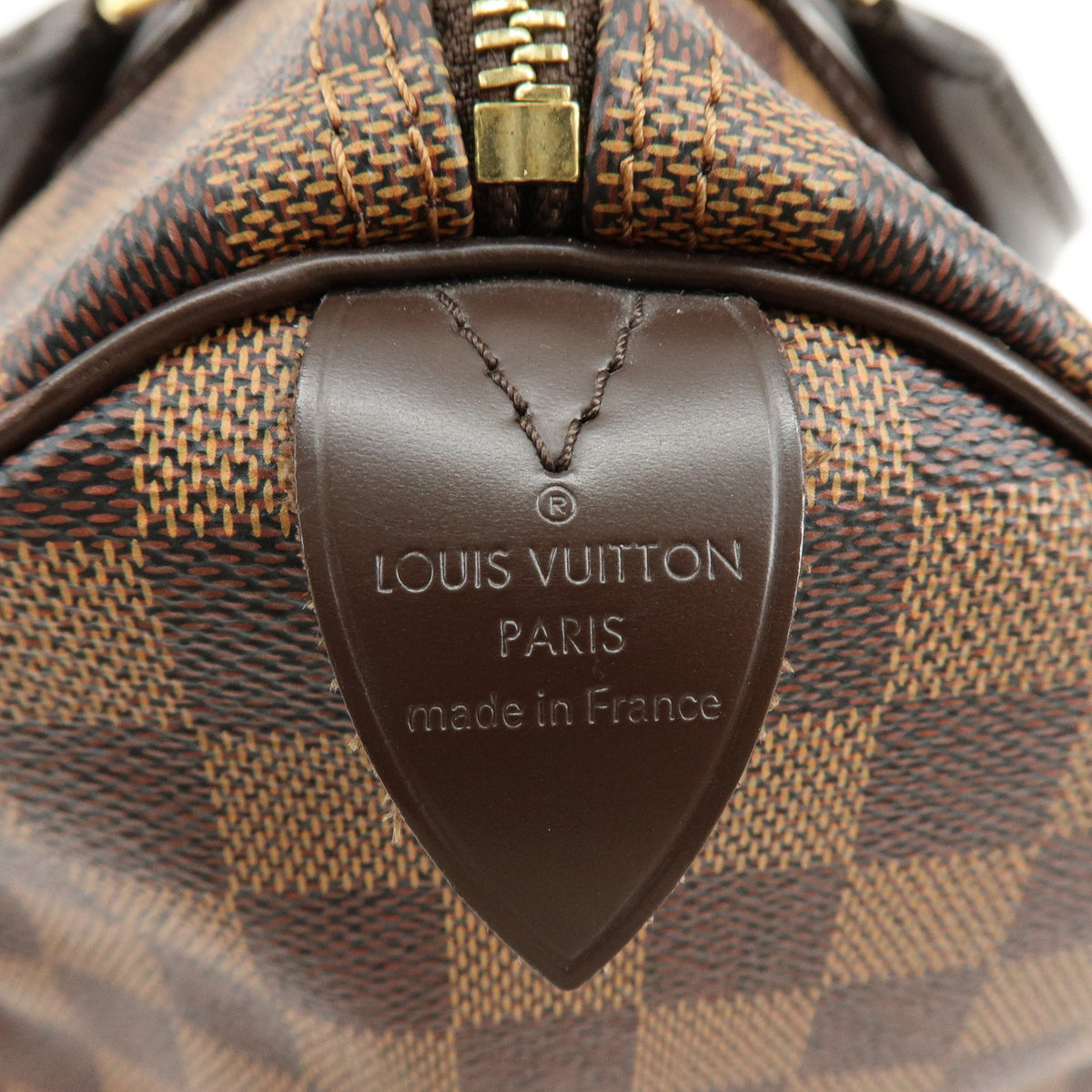 Louis Vuitton Damier Speedy 30 Boston Bag Hand Bag Brown N41531