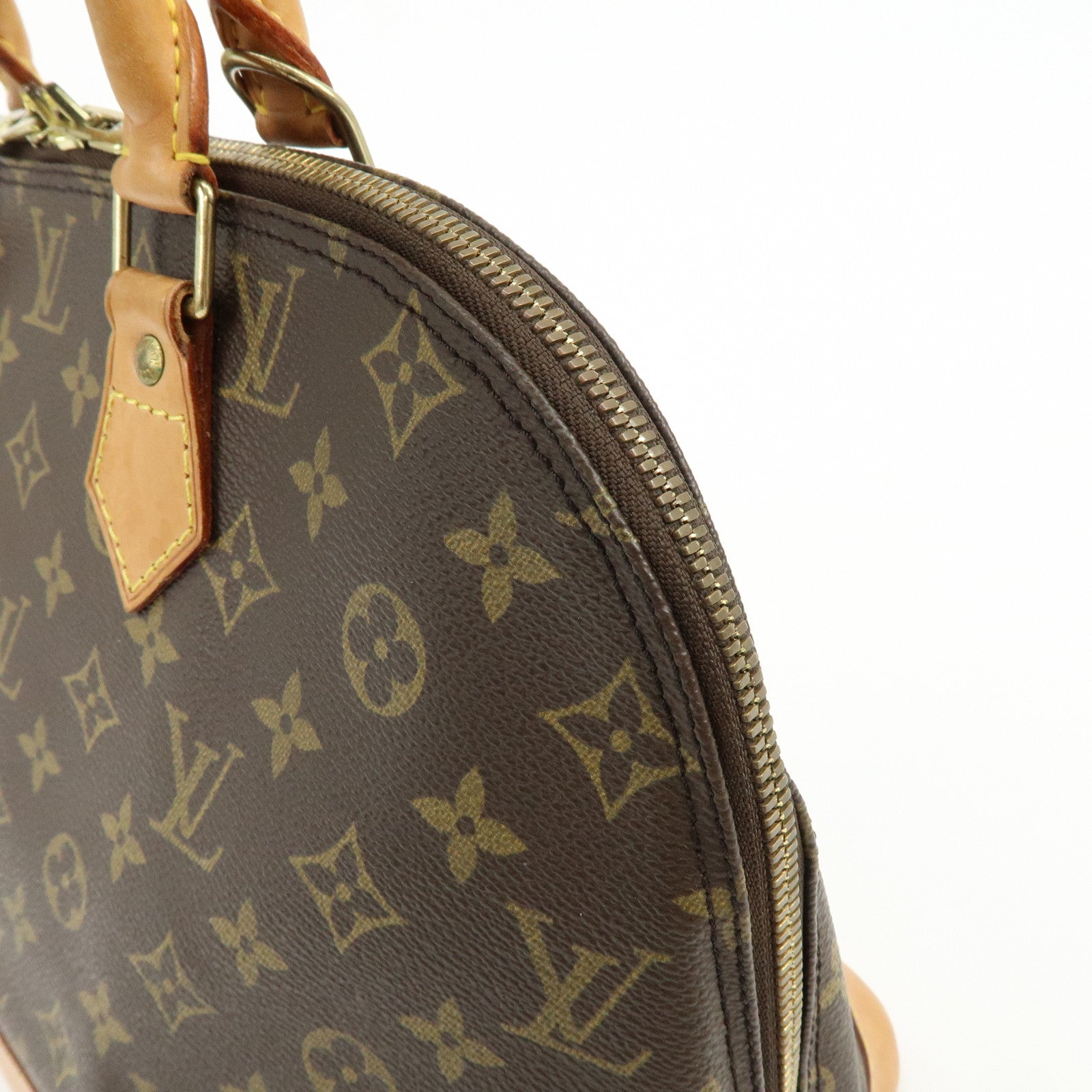 Louis Vuitton Monogram Canvas Alma Hand Bag Brown M51130