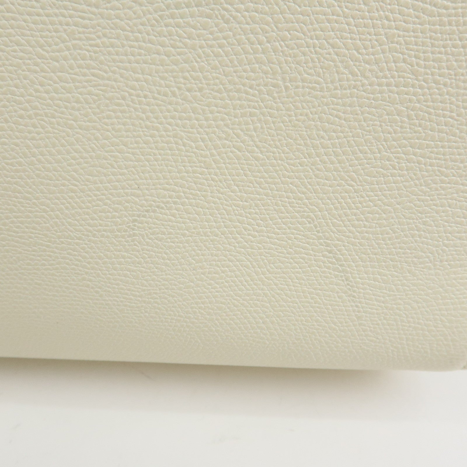 Valextra Brera Calf Leather Shoulder Bag Hand Bag White