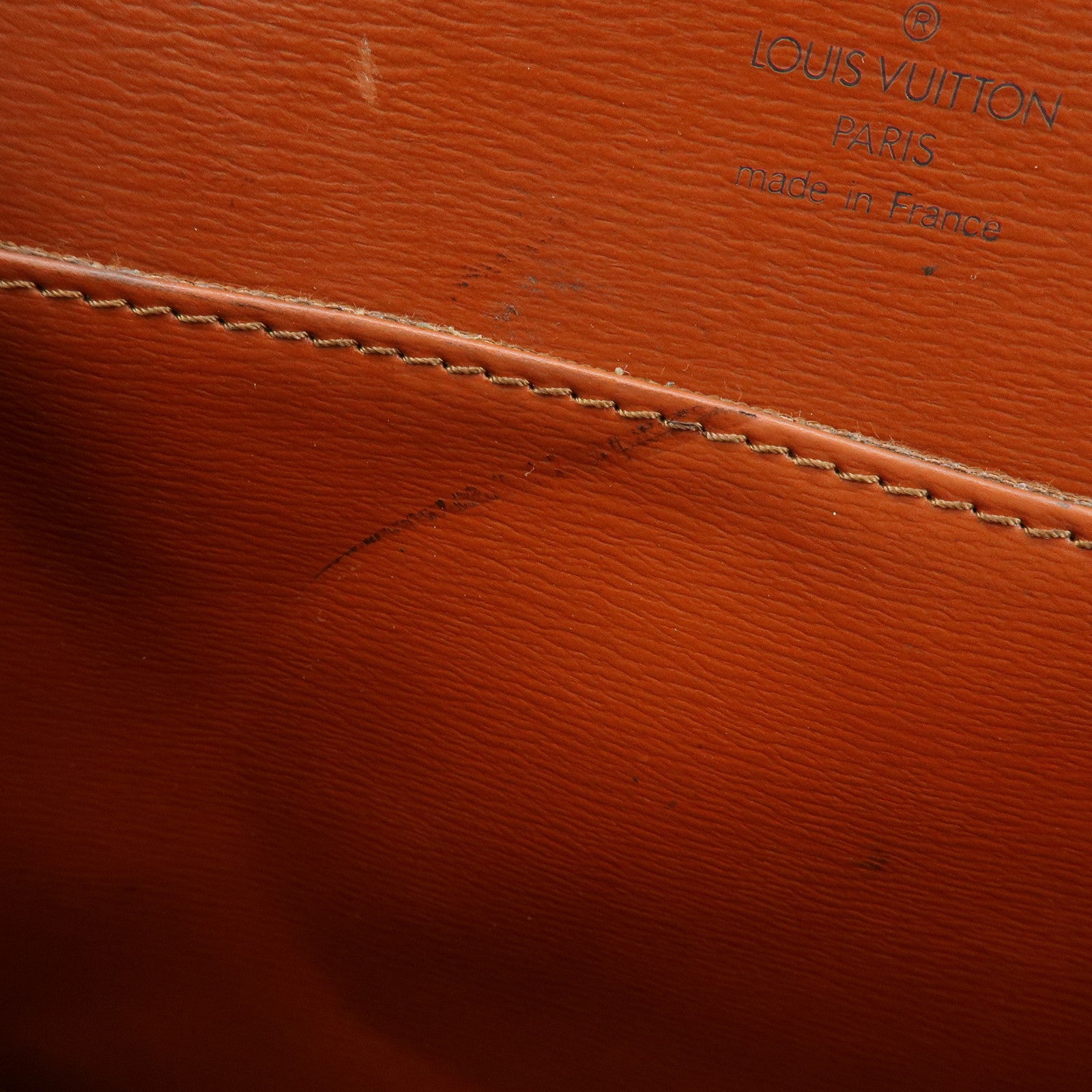 Louis Vuitton Epi Leather Capucines Shoulder Bag Kenya Brown M52343