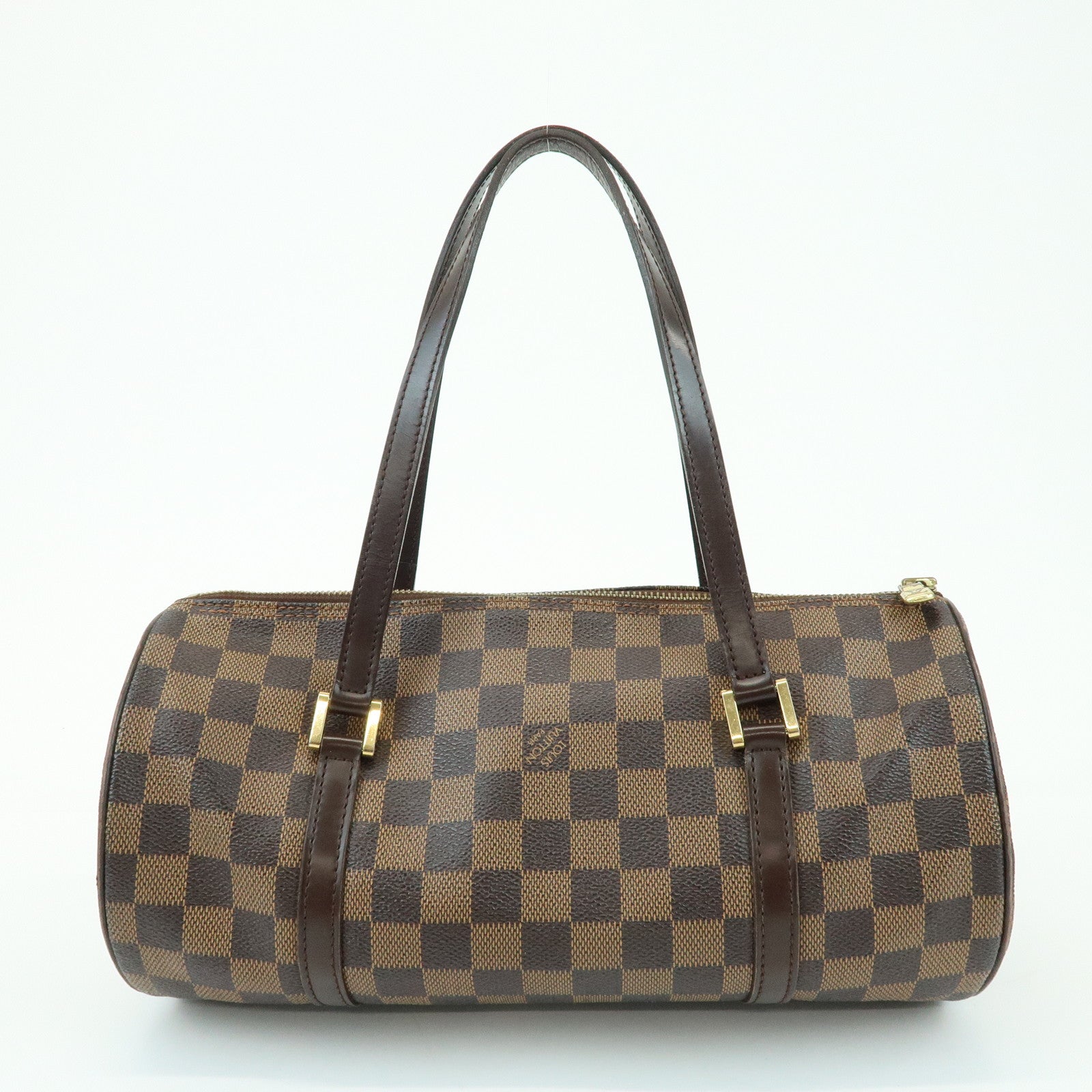 Louis Vuitton Damier Ebene Papillon 30 Hand Bag Brown N51303