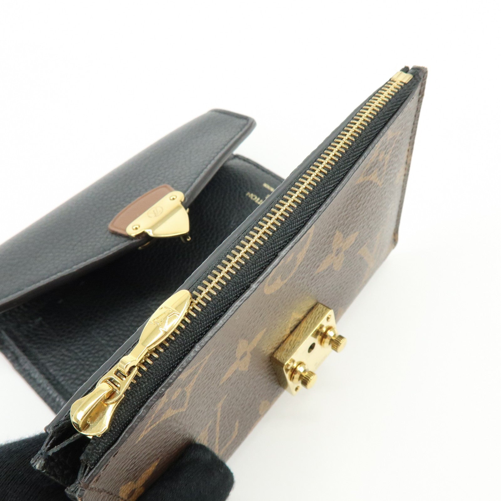 Louis Vuitton Monogram Portefeuille Pallas Wallet Monogram Noir M67479
