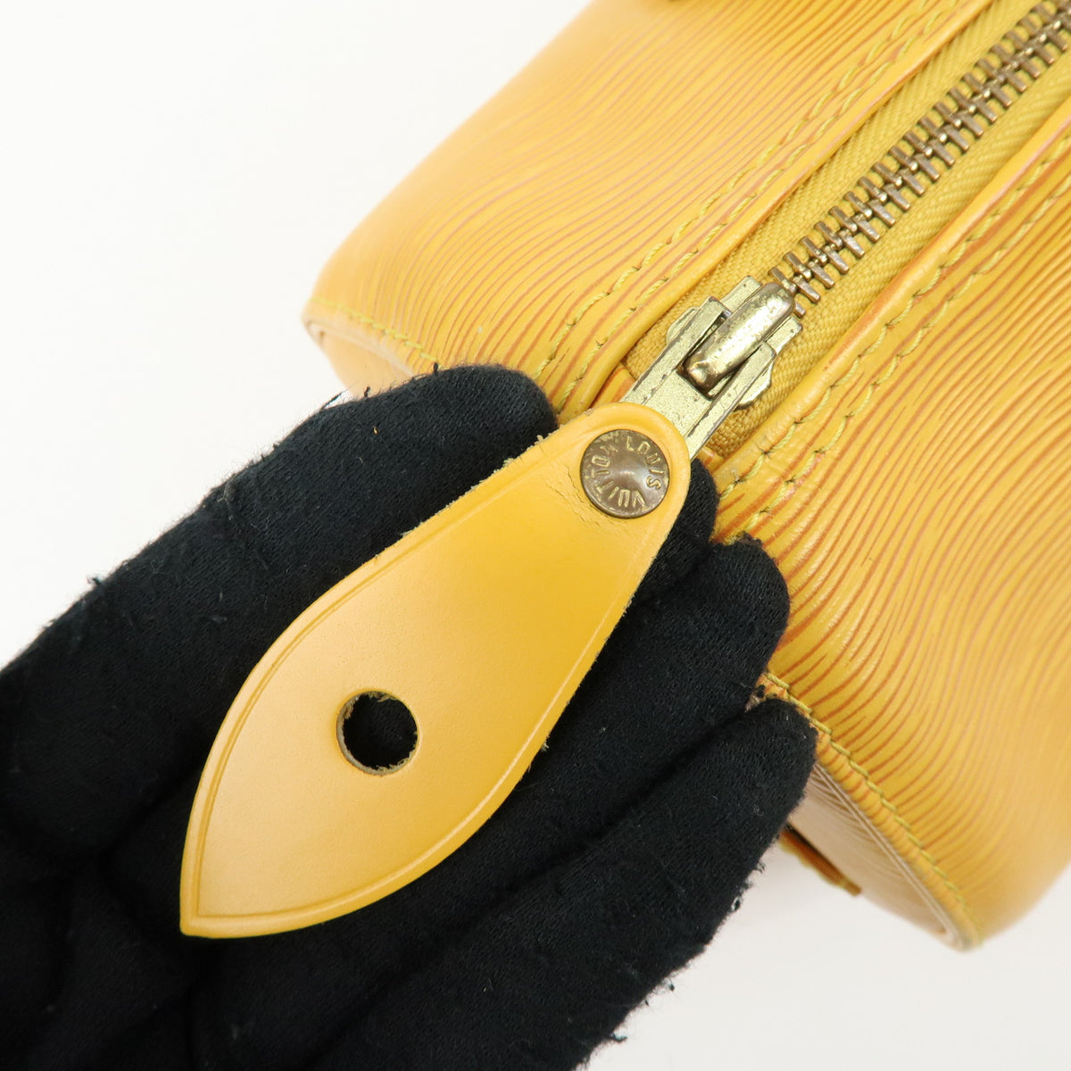 Louis Vuitton Epi Speedy 25 Boston Bag Hand Bag Yellow M43019