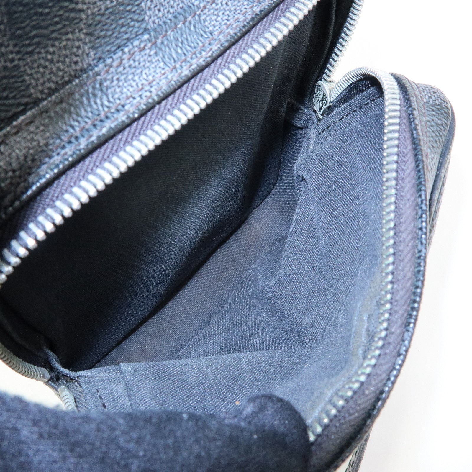 Louis Vuitton Damier Graphite Rem Shoulder Bag Black N41446