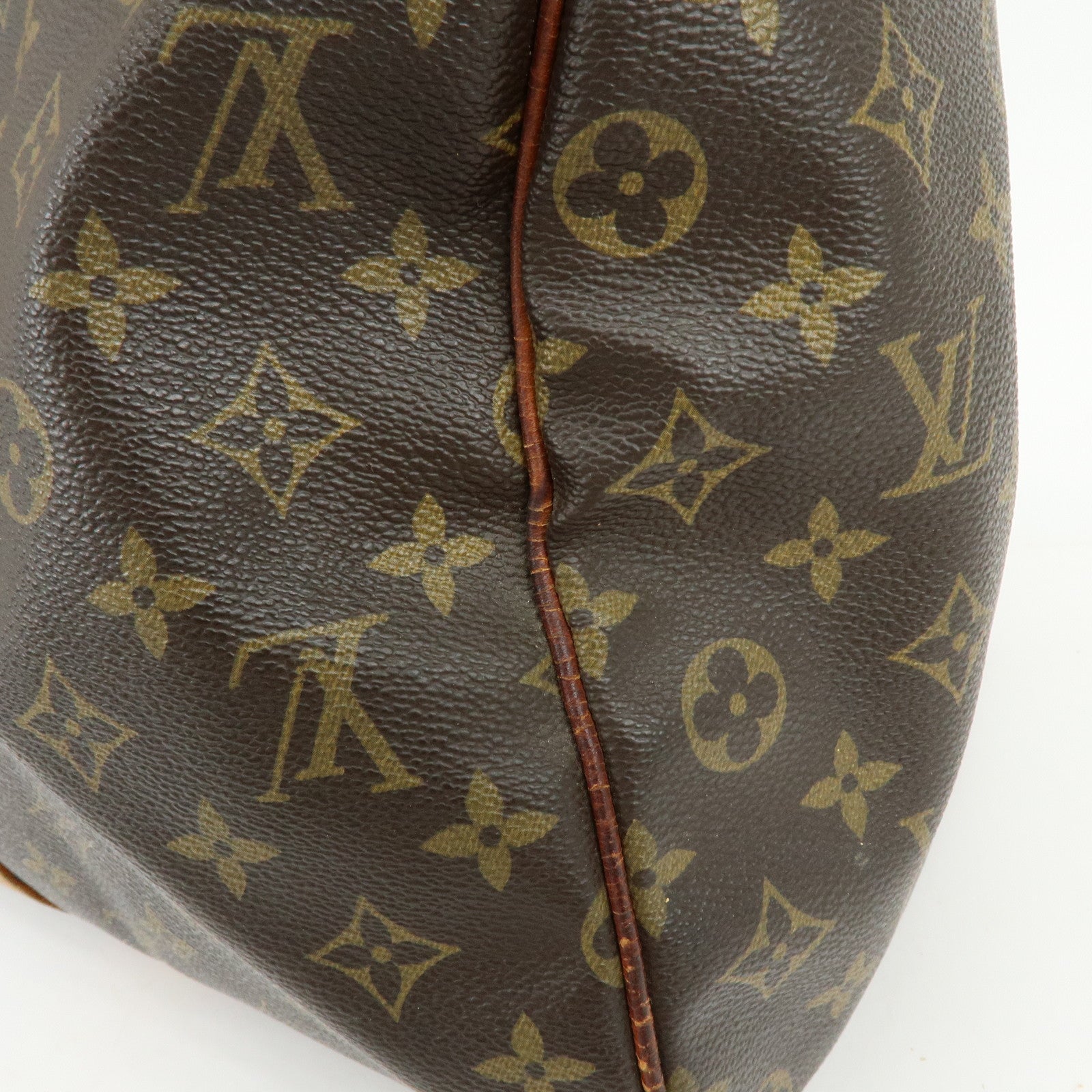Louis Vuitton Monogram Keep All 45 Boston Bag Hand Bag Brown M41428