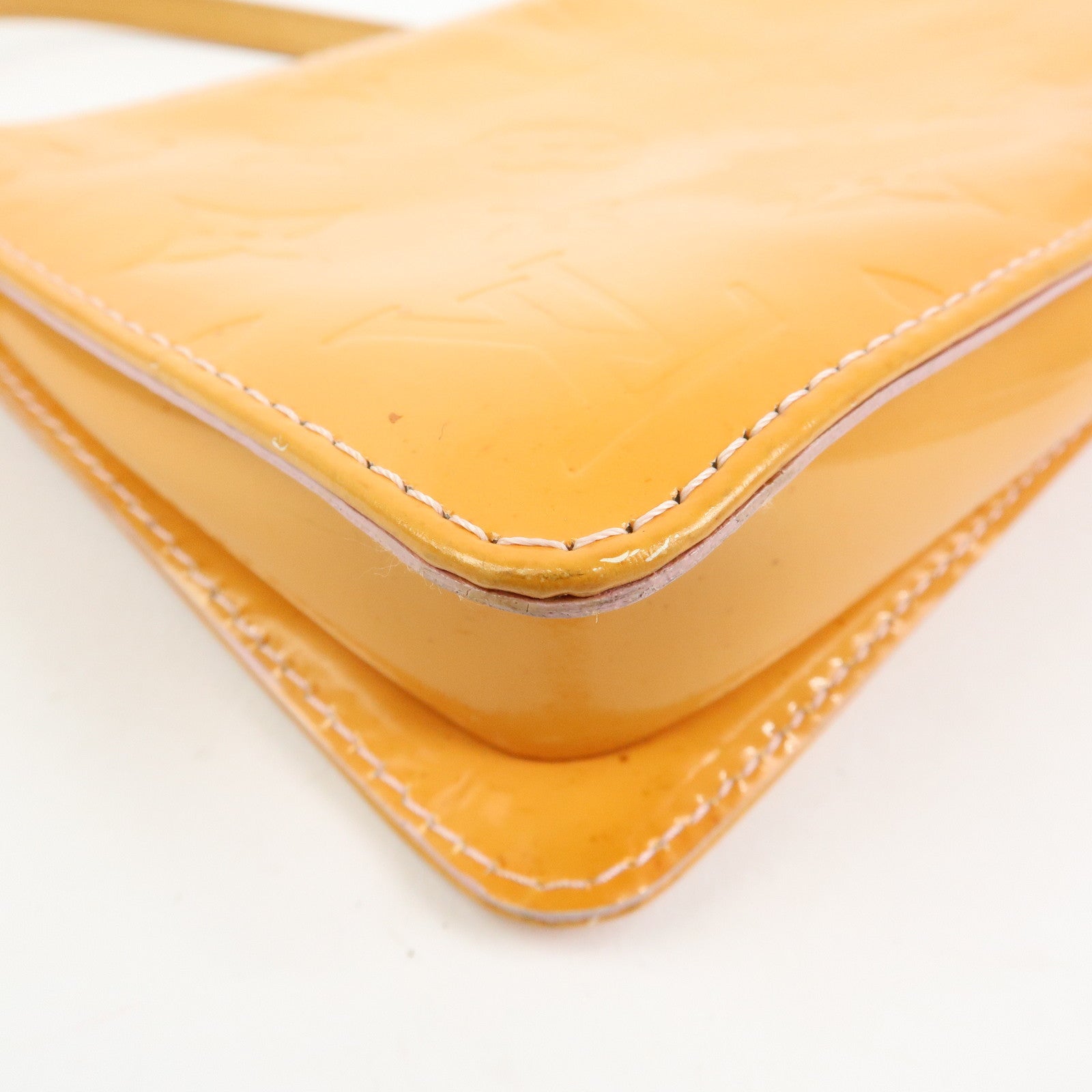 Louis Vuitton Monogram Vernis Lexington Accessoires Pouch Orange M91057