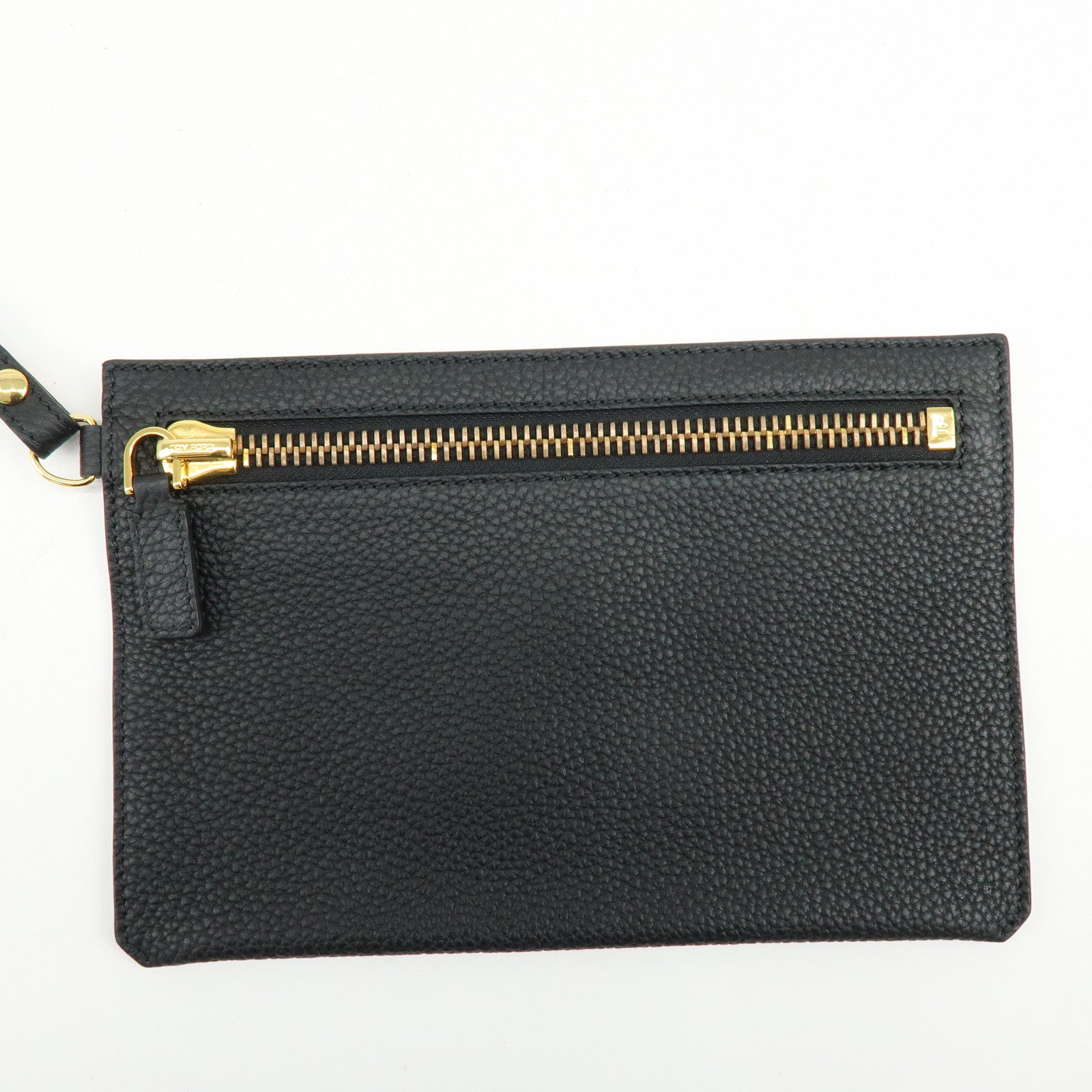TOM FORD Alix Hobo Leather Shoulder Bag Black