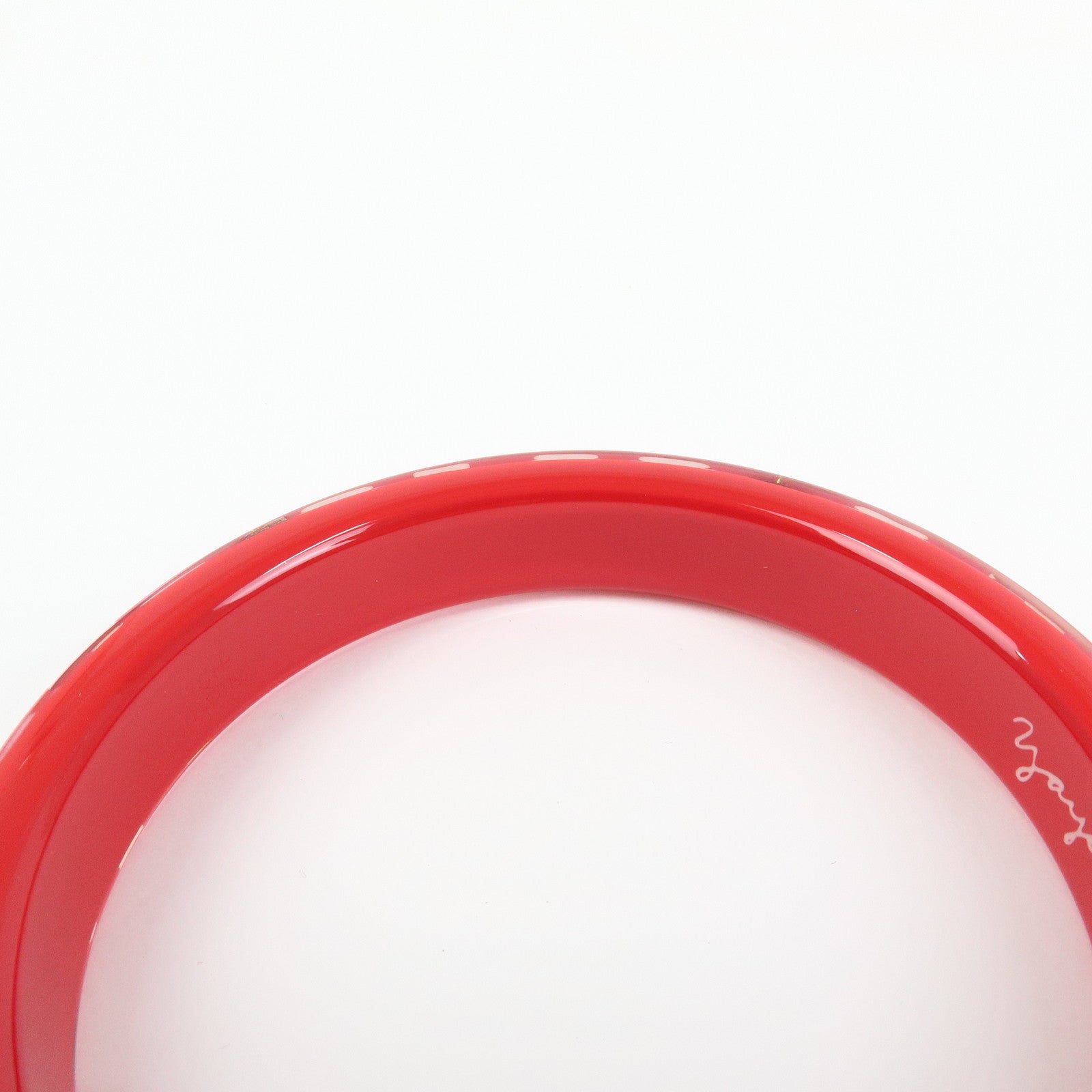 Louis Vuitton X Yayoi Kusama Dots Infinity Bracelet Red White M66684