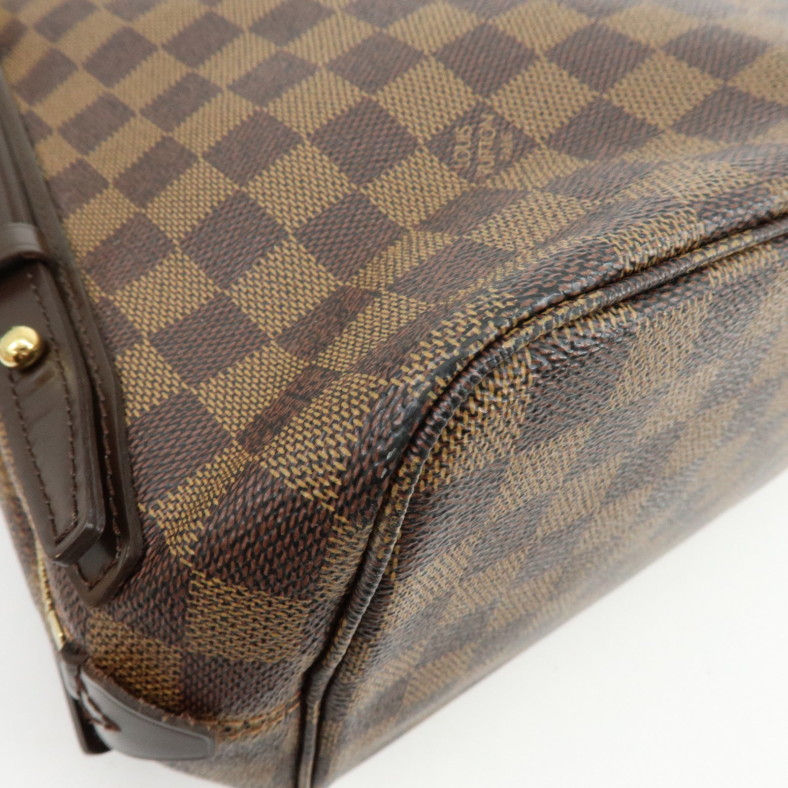 Louis Vuitton Damier Cabas Rivington Canvas Shoulder Bag Brown N41108