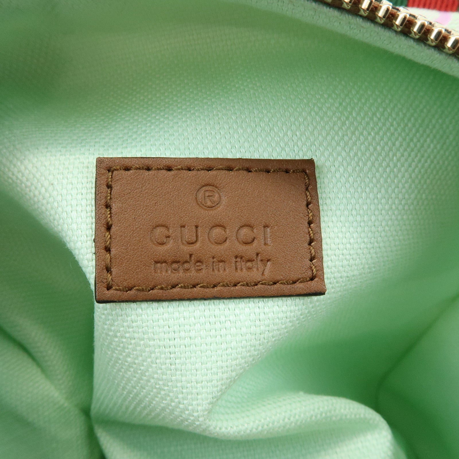 GUCCI Sherry Interlocking G Canvas Leather 2Way Mini Boston Bag 856055