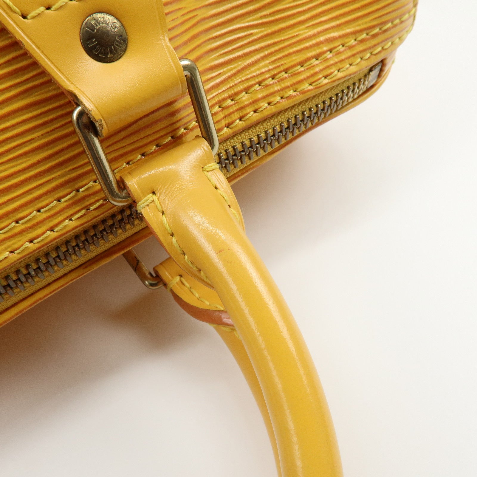 Louis Vuitton Epi Speedy 25 Boston Bag Hand Bag Yellow M43019