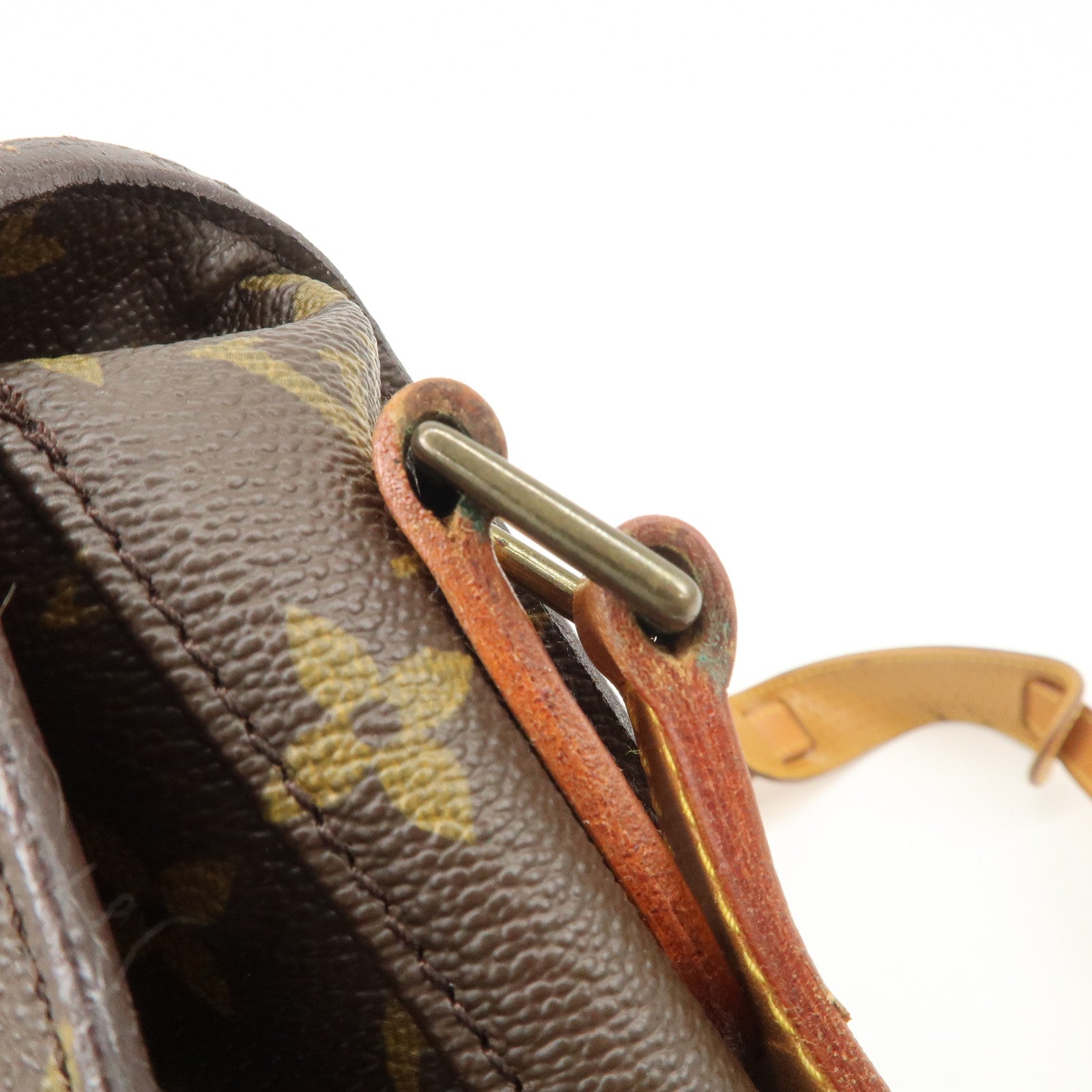 Louis Vuitton Monogram Saint Cloud GM Shoulder Bag Brown M51242 Used