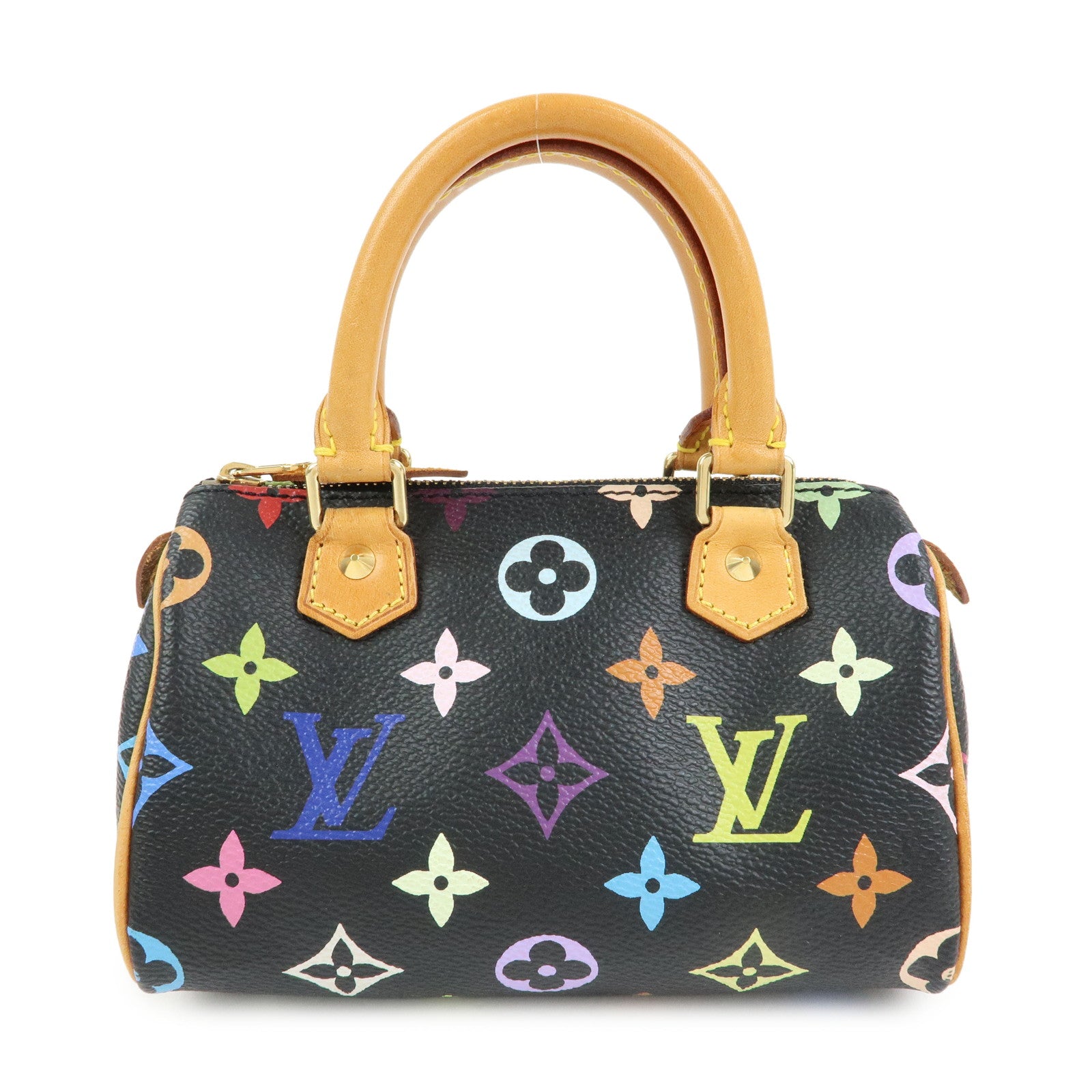 Louis Vuitton Monogram Multicolor Mini Speedy Mini Bag Noir M92644