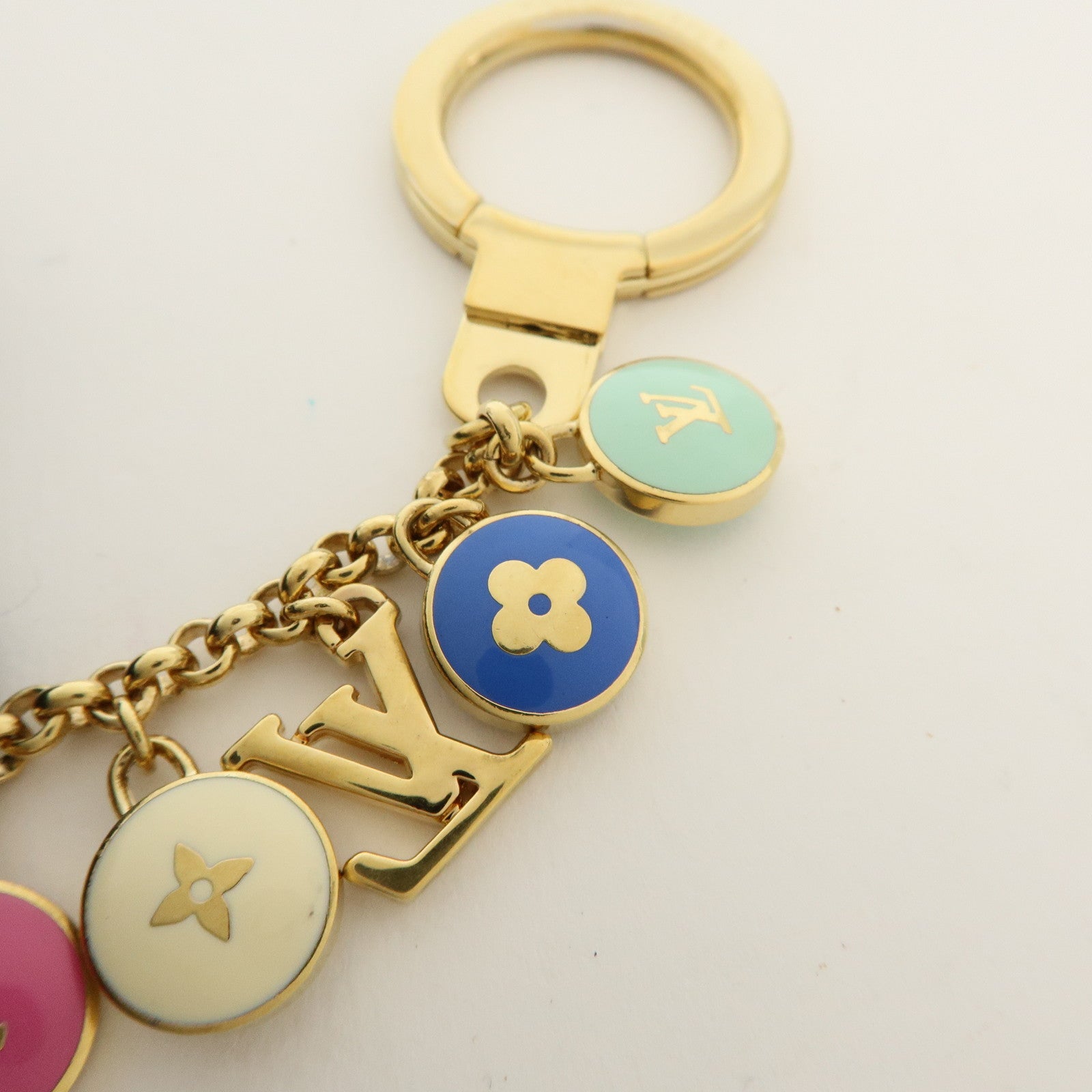 Louis Vuitton Porte Cles Chaine Pastilles Metal Key Chain M66172