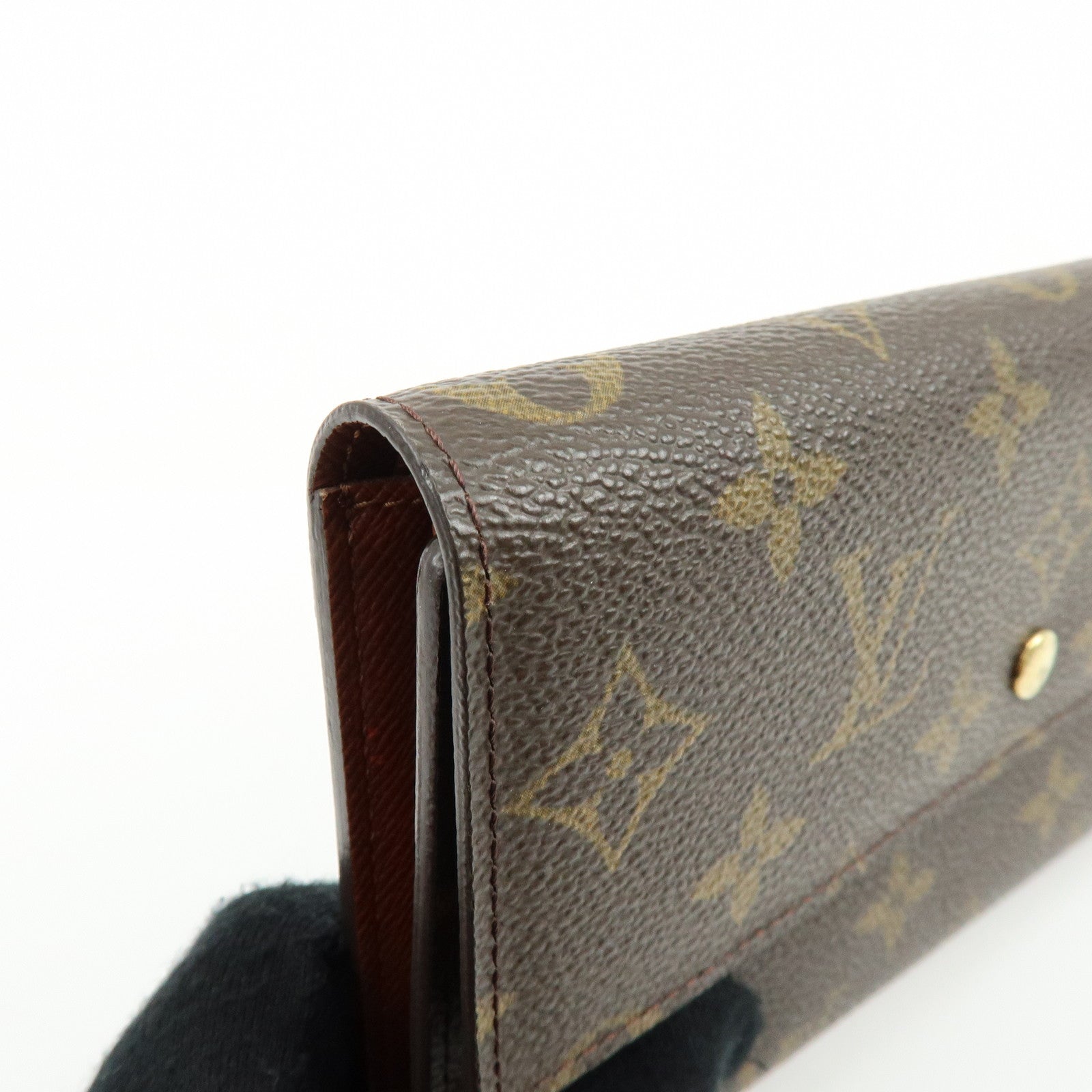 Louis Vuitton Monogram Porte Tresor International Wallet Brown M61215