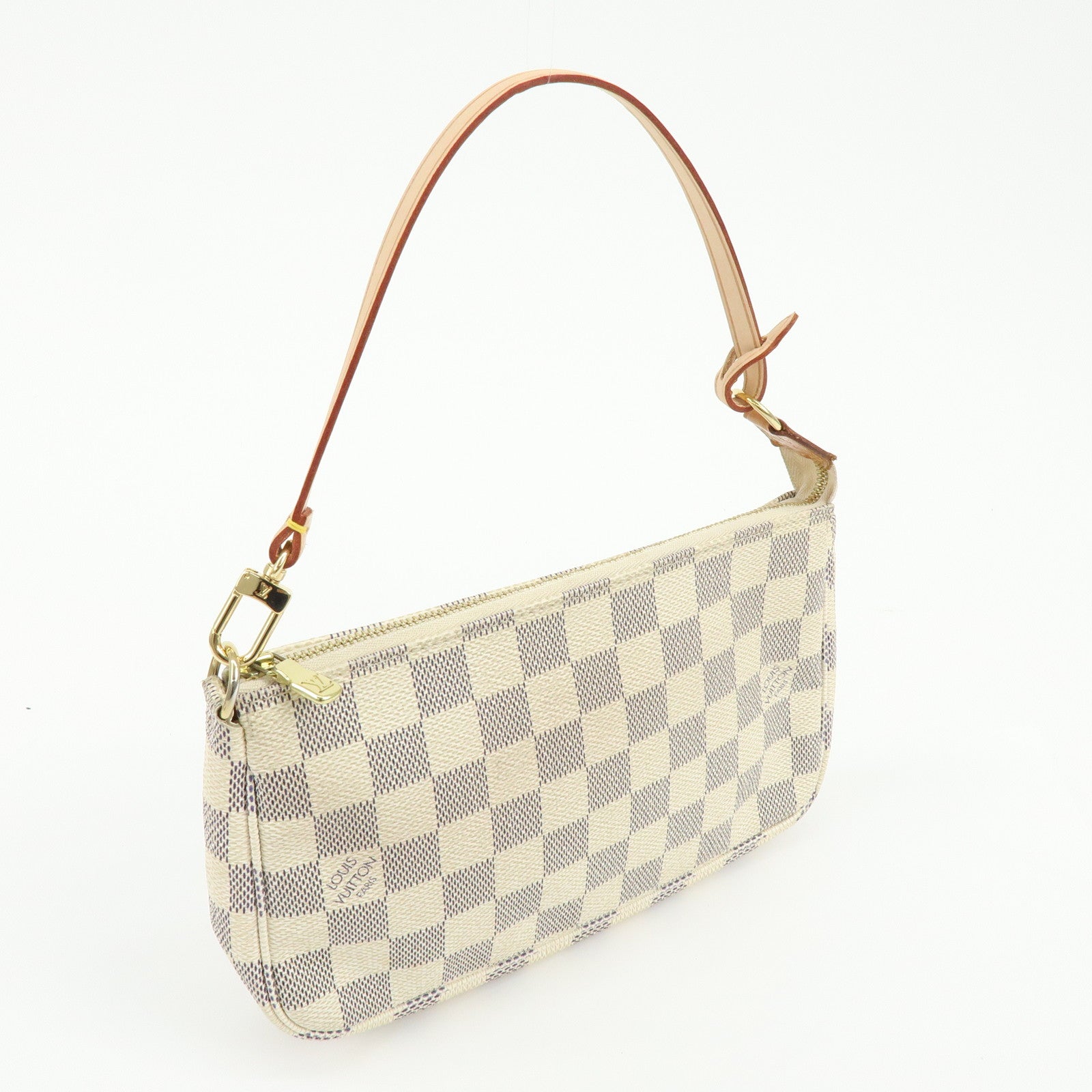 Louis Vuitton Damier Azur Pochette Accessoires Hand Bag Pouch N41207