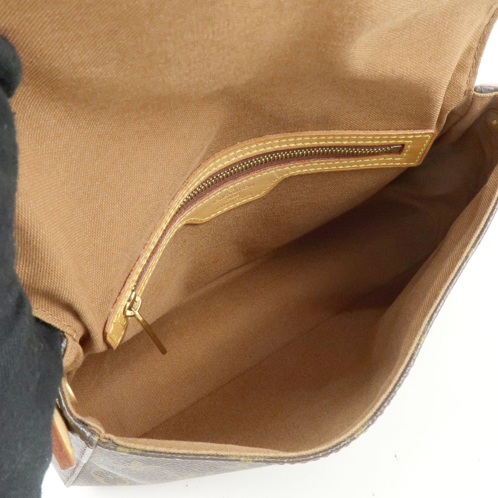 Louis Vuitton Monogram Mini Looping Shoulder Bag Hand Bag Brown M51147