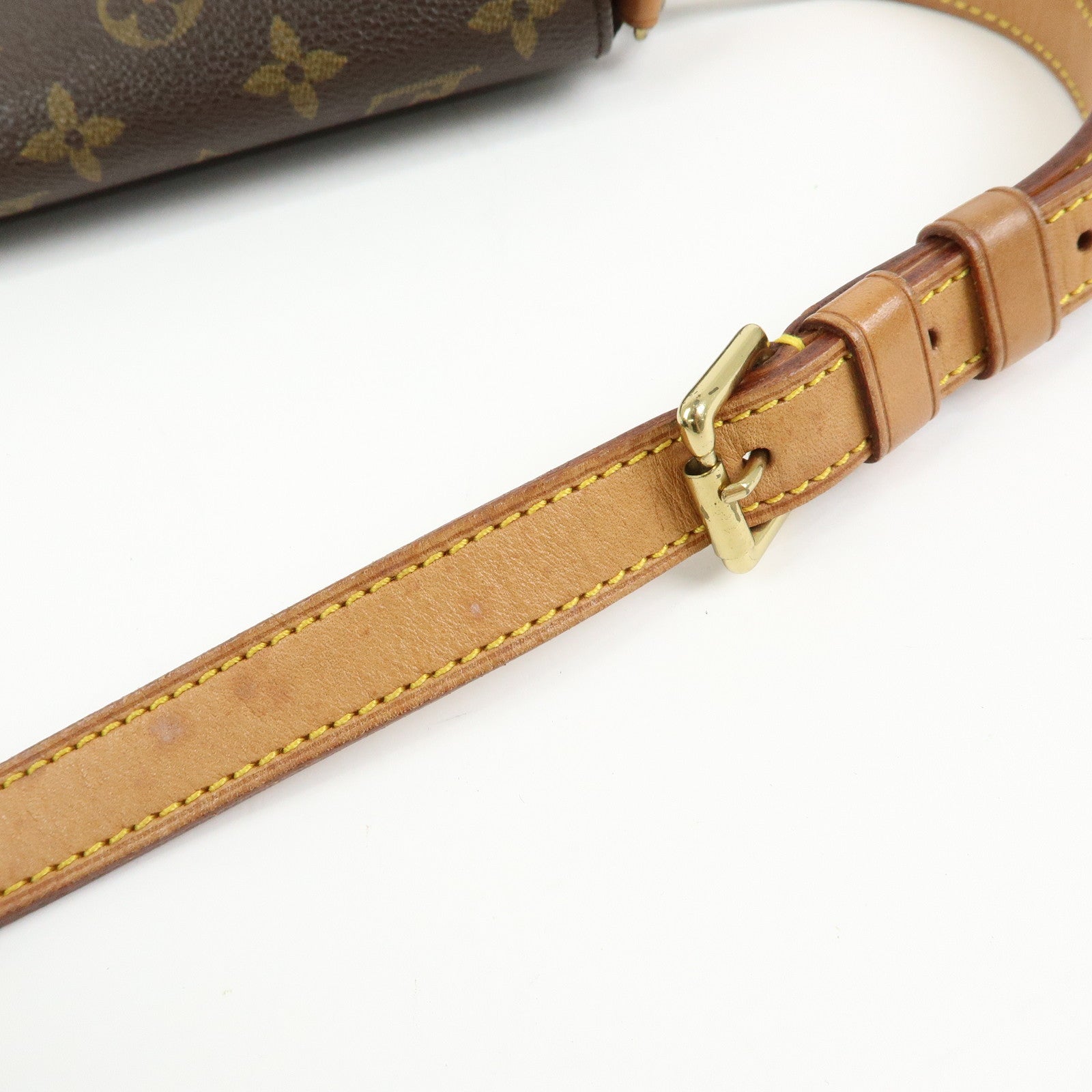 Louis Vuitton Monogram Musette Tango Short Shoulder Bag Brown M51257