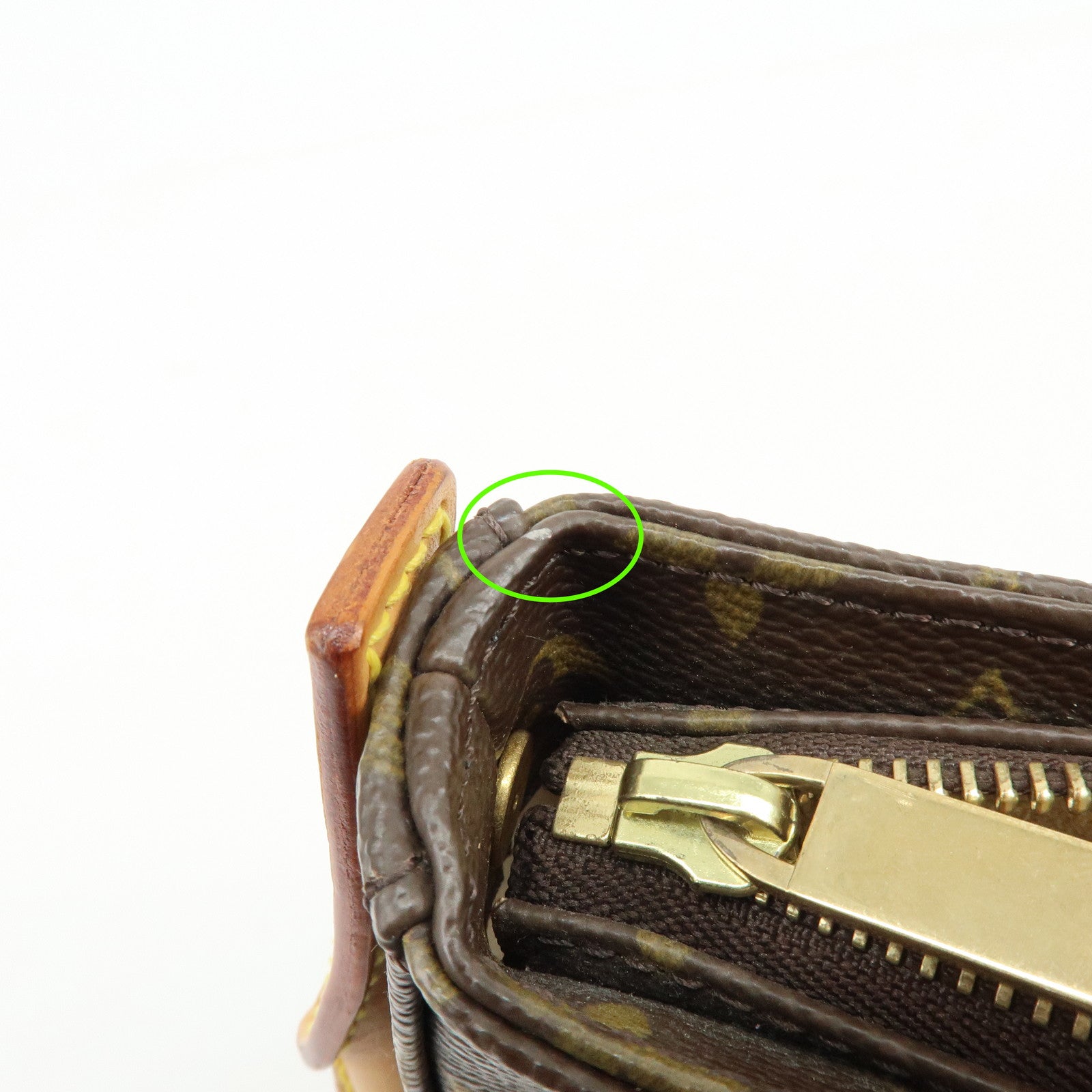 Louis Vuitton Monogram Looping MM Canvas Shoulder Bag Hand Bag M51146