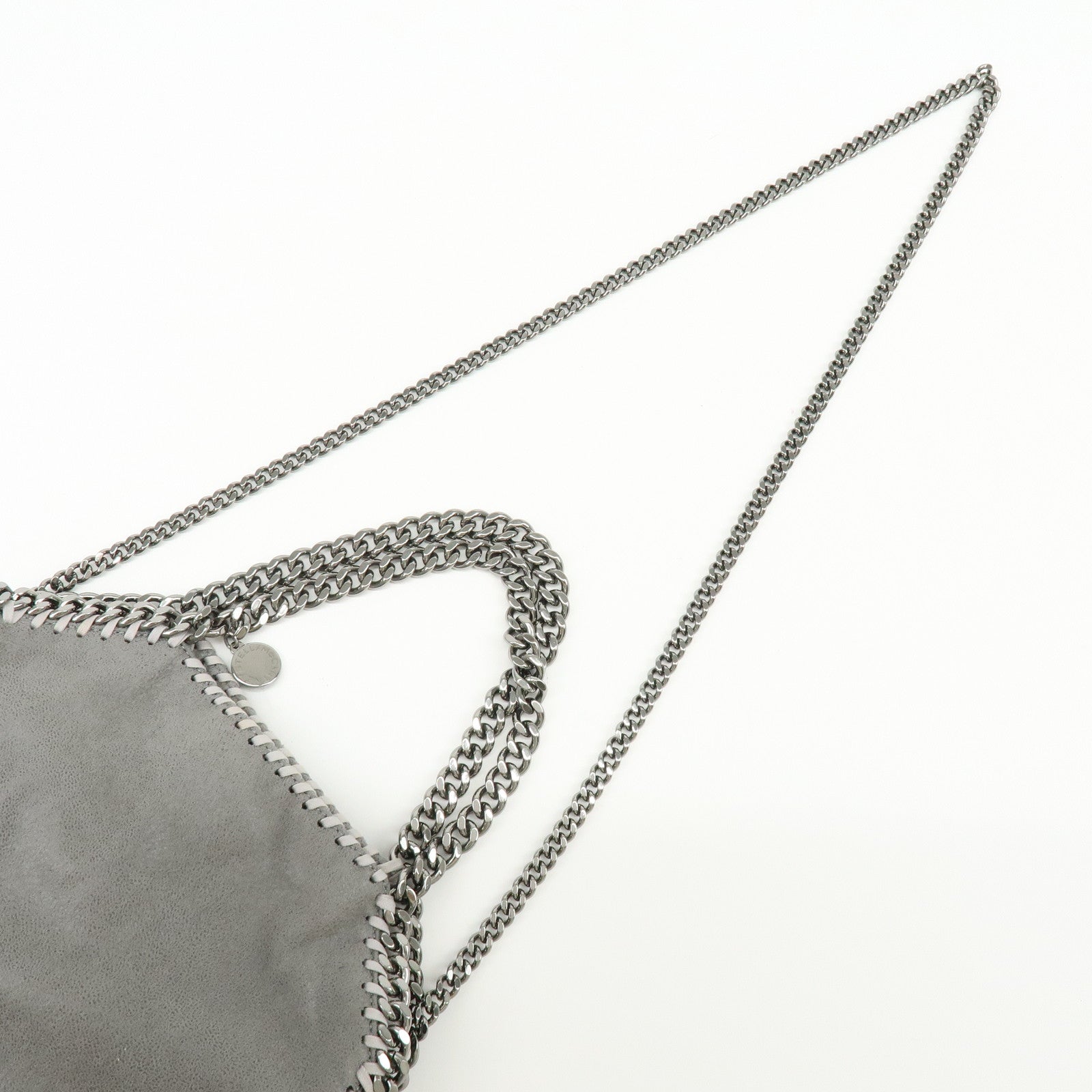 STELLA MCCARTNEY Falabella Faux Leather 2Way Bag Grey 371223
