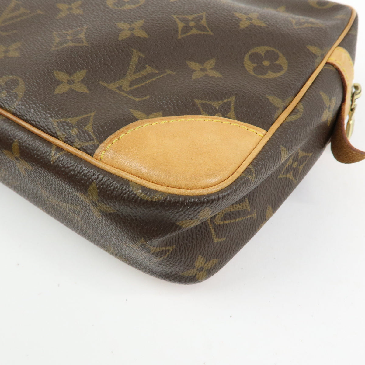 Louis Vuitton Monogram Compiegne 28 Pouch Clutch Bag Brown M51845