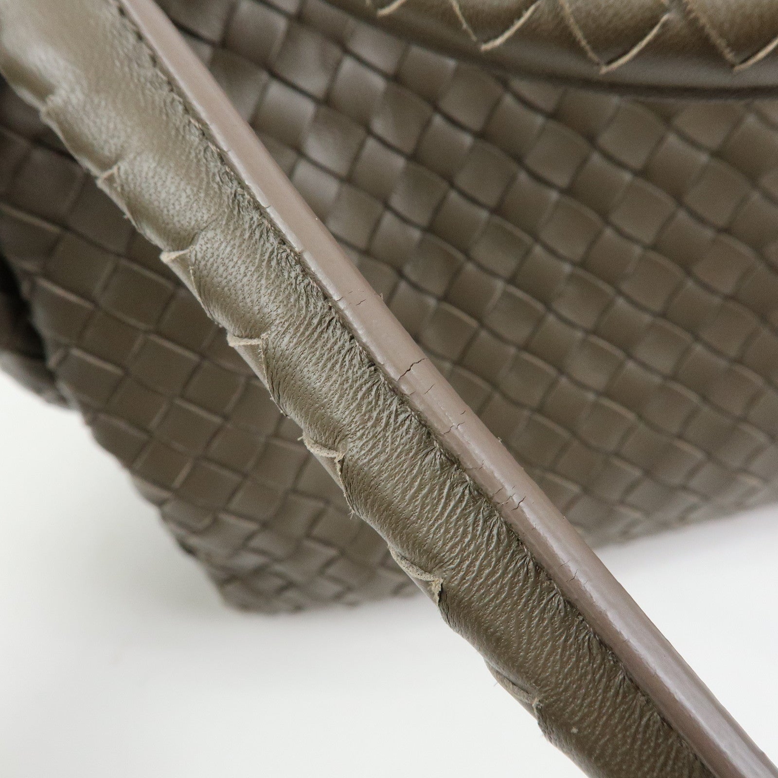 BOTTEGA VENETA Intrecciato Parachute Nappa Leather Shoulder Bag 428047