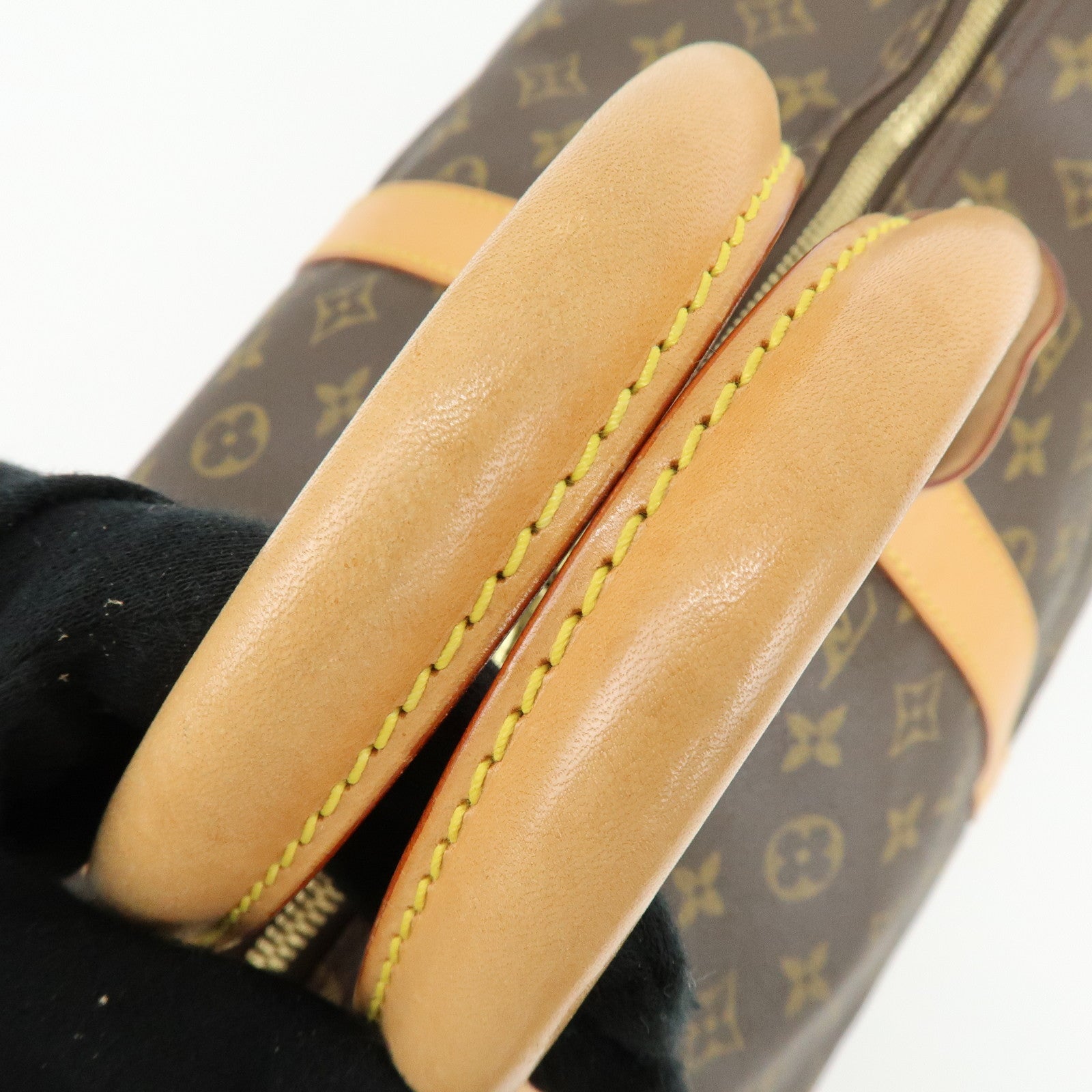 Louis Vuitton Monogram Keep All Bandouliere 50 Boston Bag Brown M41416