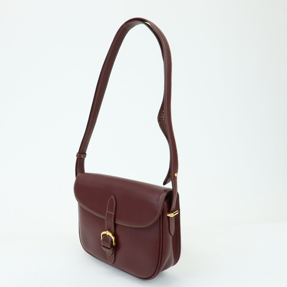 Cartier Must de Cartier Shoulder Bag Bordeaux