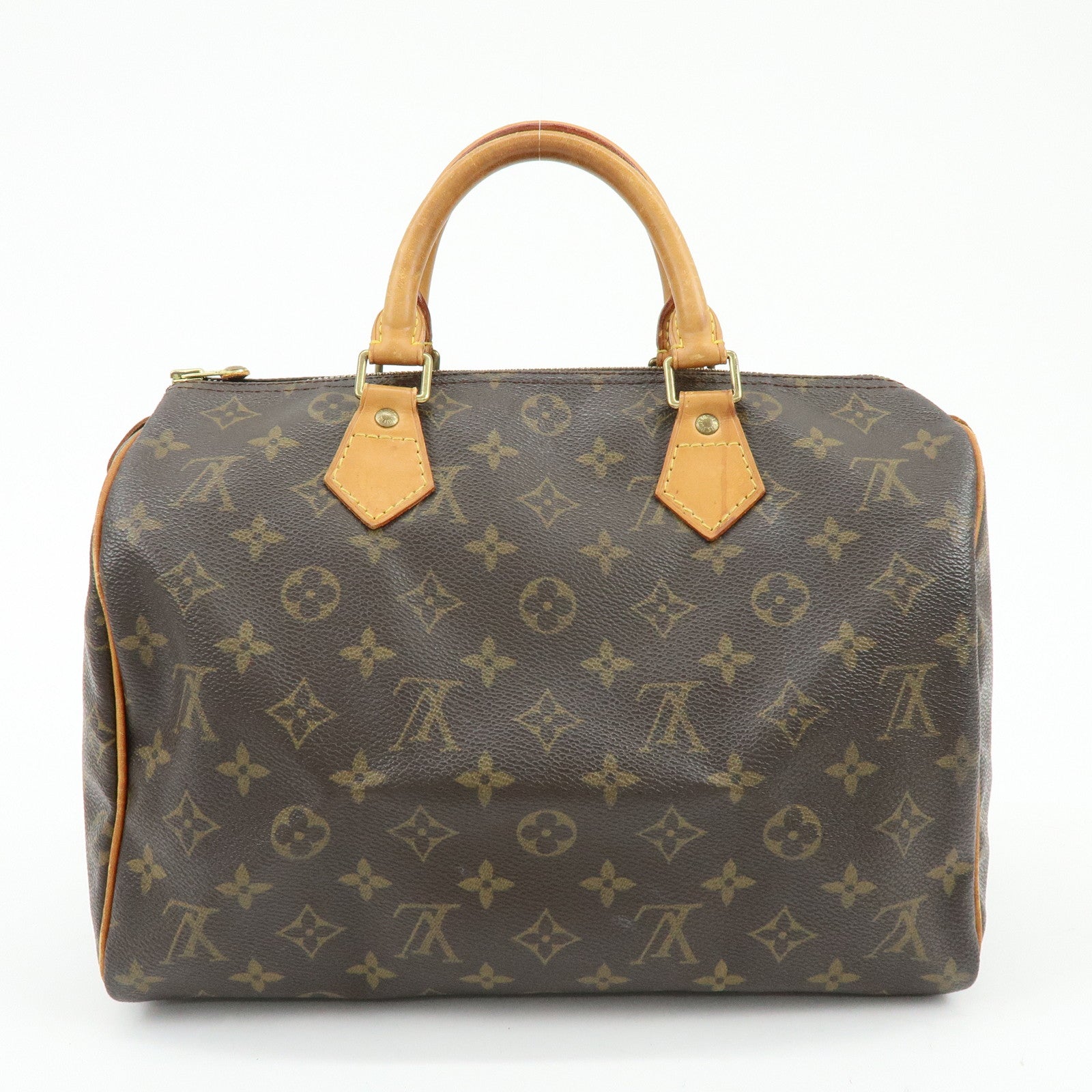 Louis Vuitton Monogram Speedy 30 Boston Bag Hand Bag Brown M41526