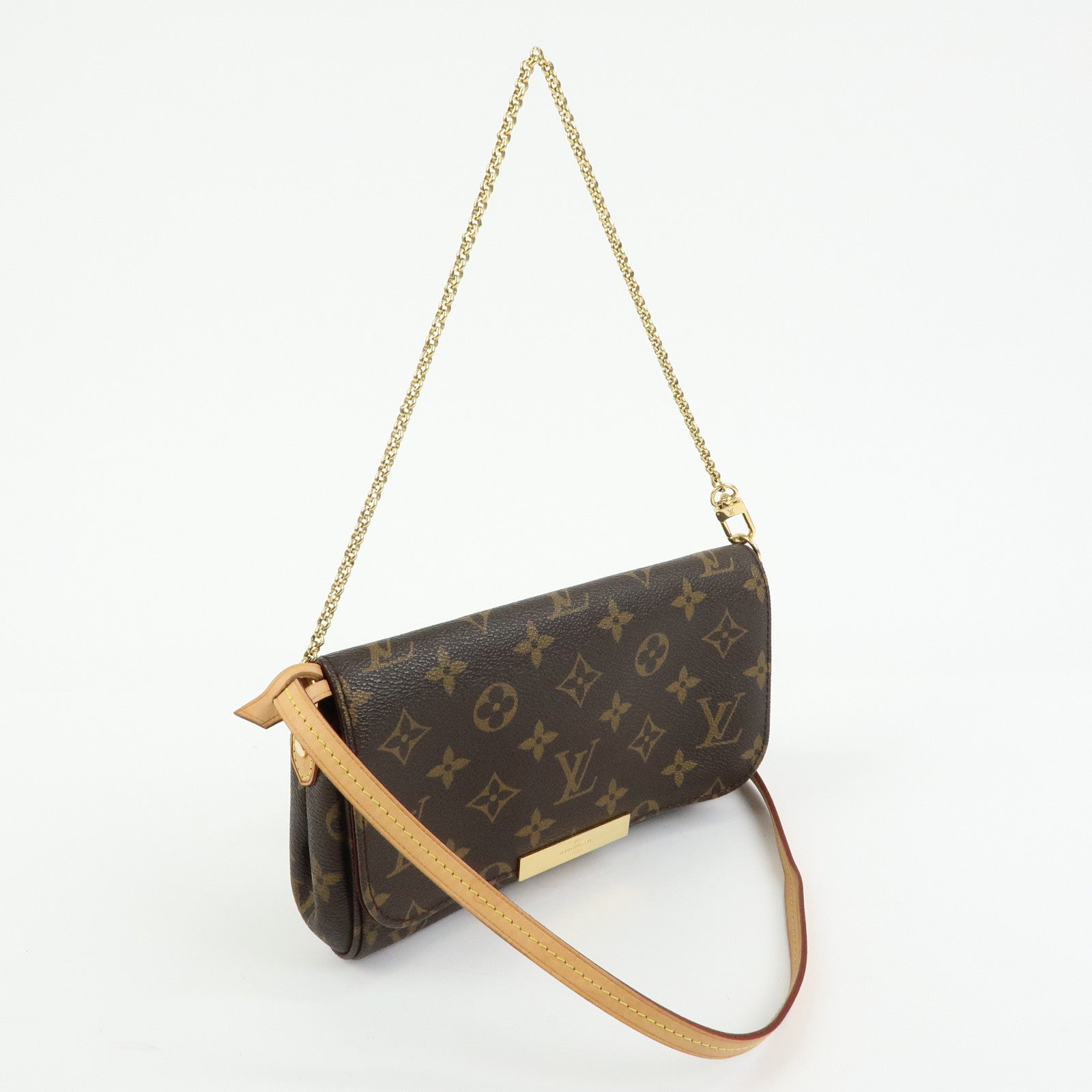 Louis Vuitton Monogram Favorite PM 2Way Shoulder Bag Brown M40717