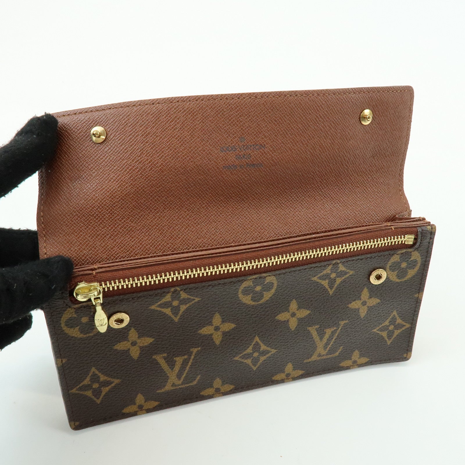 Louis Vuitton Monogram Portefeuille Accordion Long Wallet M58008