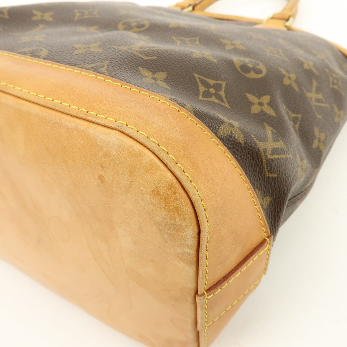Louis Vuitton Monogram Lockit Vertical Hand Bag Brown M40103