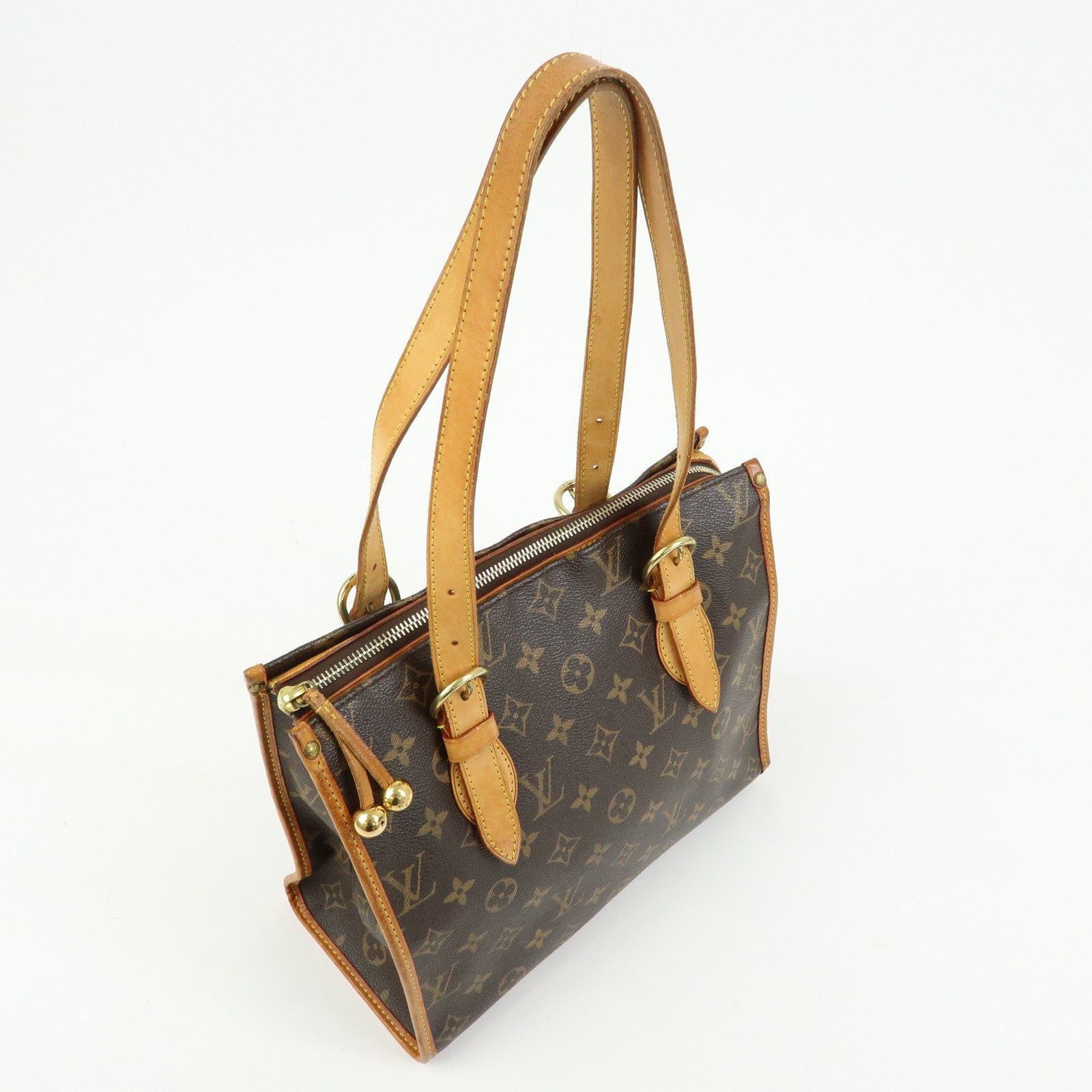 Louis Vuitton Monogram Popincourt Haut Shoulder Bag Brown M40007
