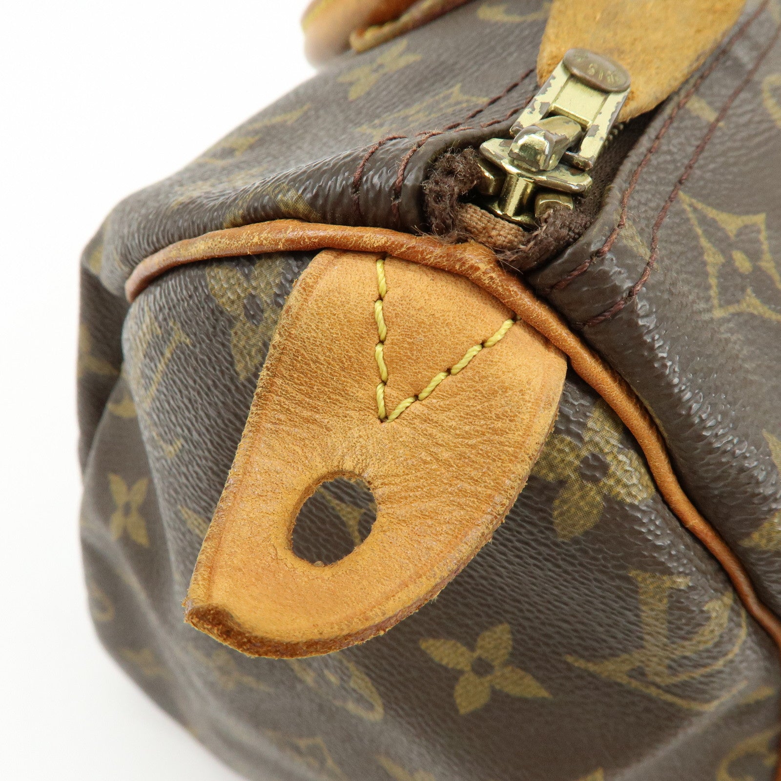 Louis Vuitton Monogram Speedy 30 Boston Bag Hand Bag Brown M41108