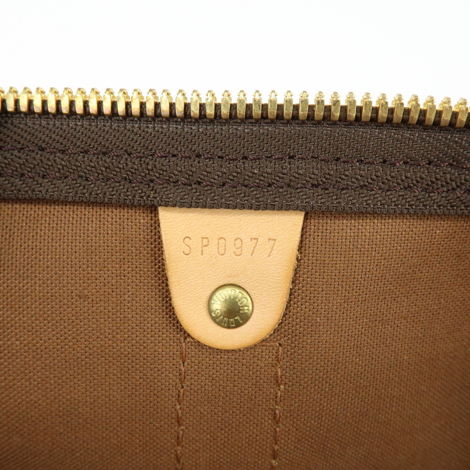 Louis Vuitton Monogram Keep All 60 Boston Bag Brown M41422