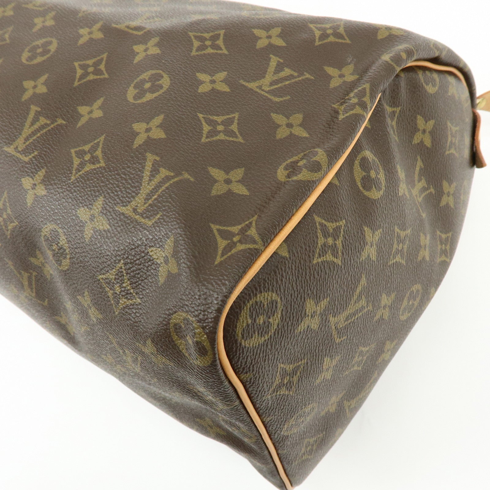 Louis Vuitton Monogram Speedy 40 Hand Bag Boston Bag Brown M41522
