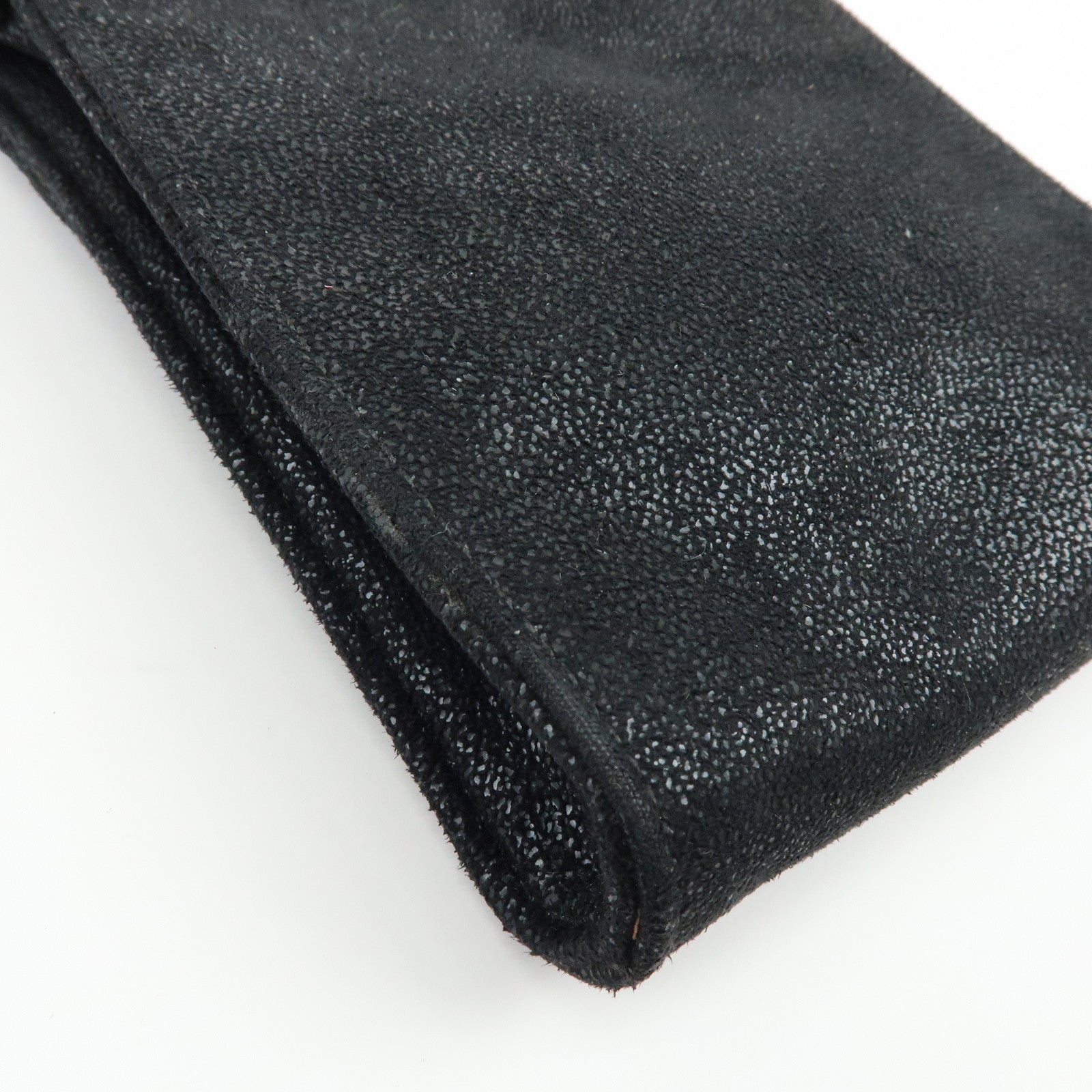 STELLA MCCARTNEY Polyester Chain Shoulder Bag Crossbody Bag Black