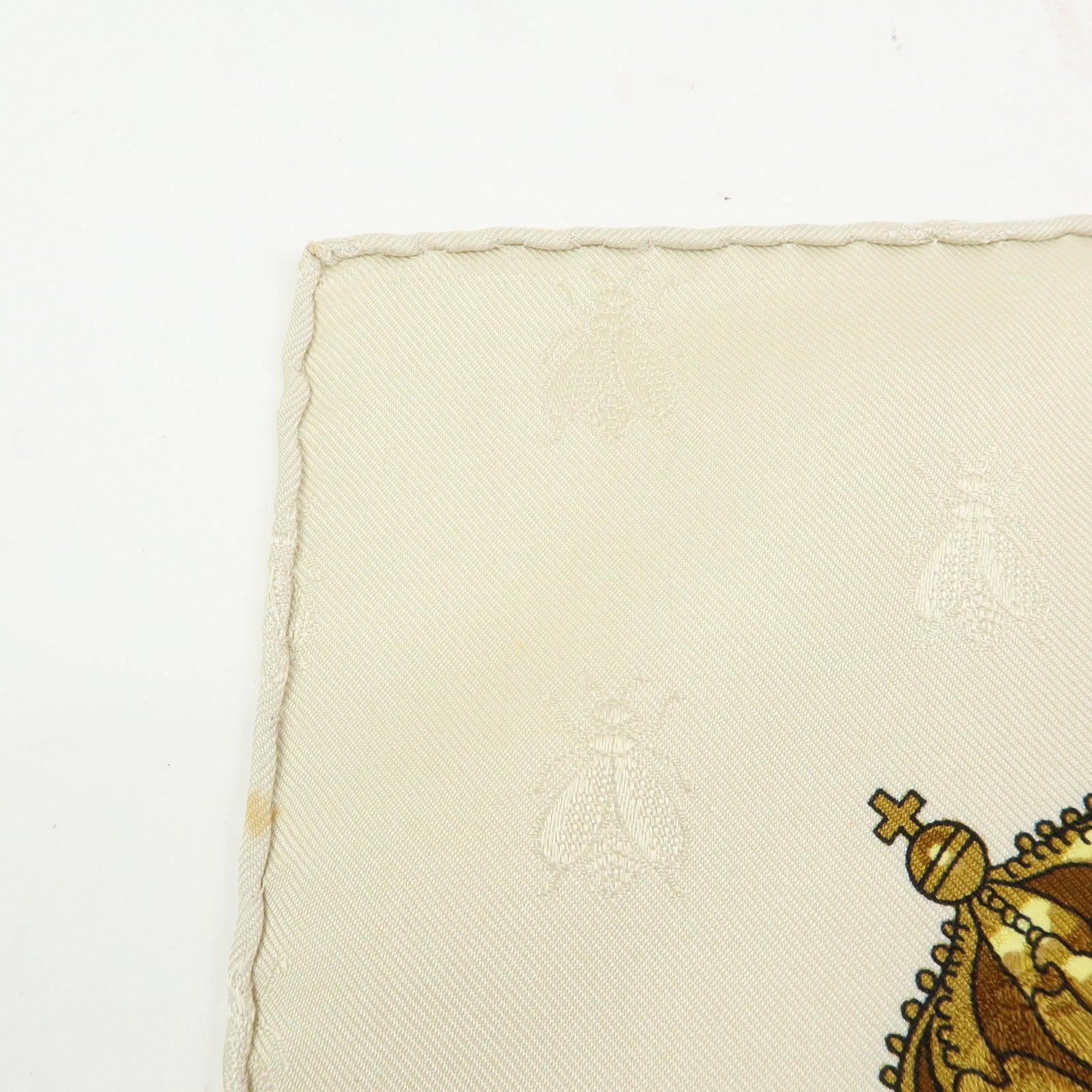 HERMES Carre 90 Silk 100% Scarf NAPOLEON Green White Red