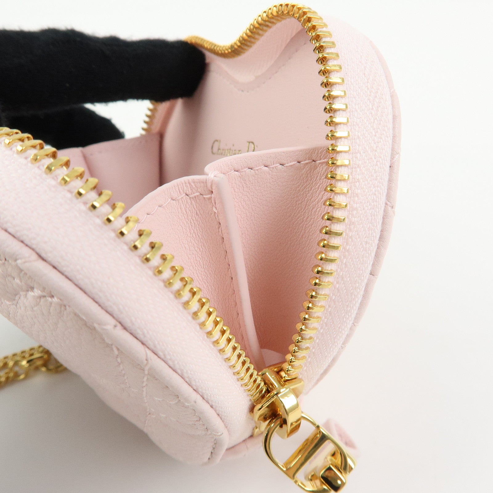 Christian Dior Cannage Dioramour Dior Caro Leather Chain Shoulder Bag