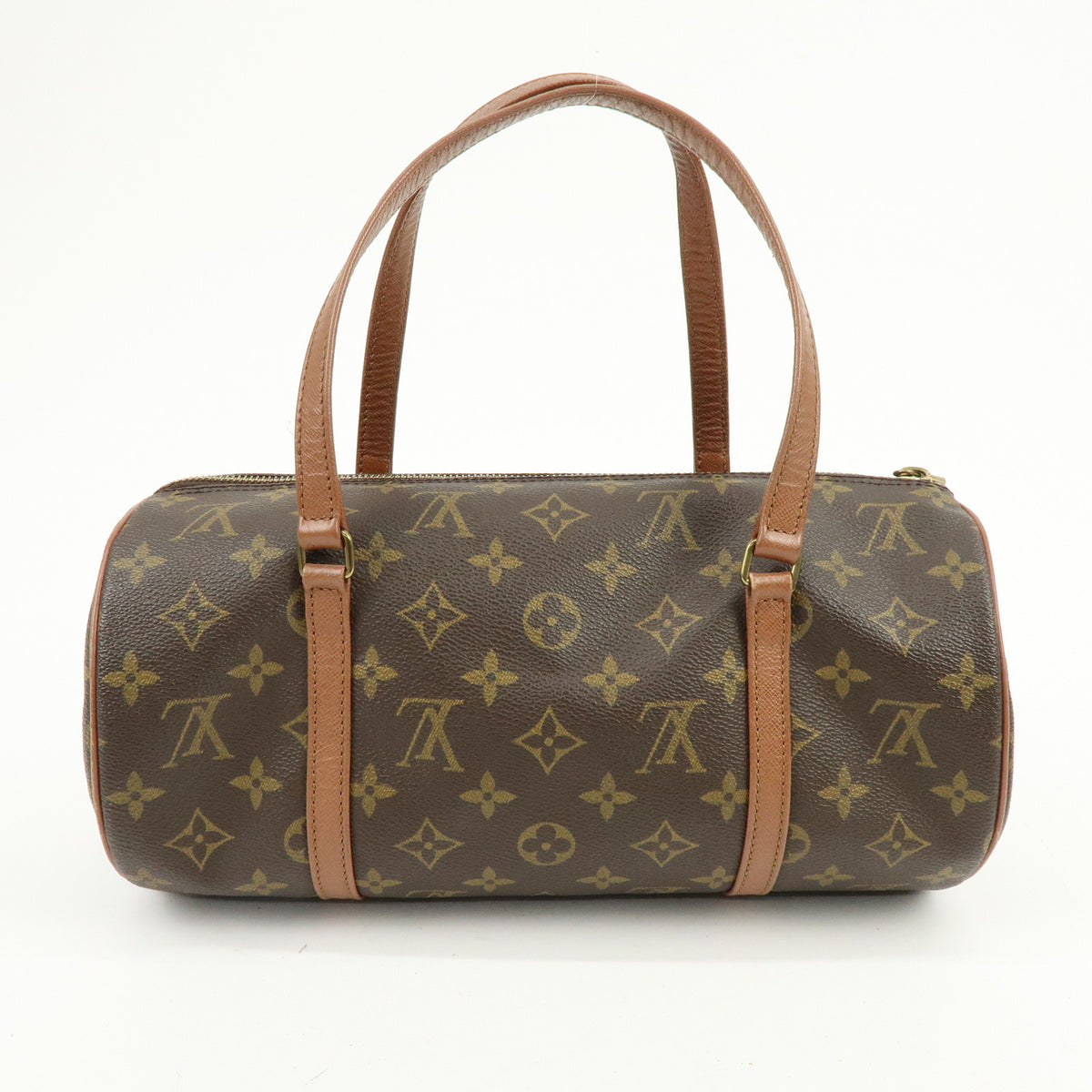Louis Vuitton Monogram Papillon 30 Hand Bag Brown M51365