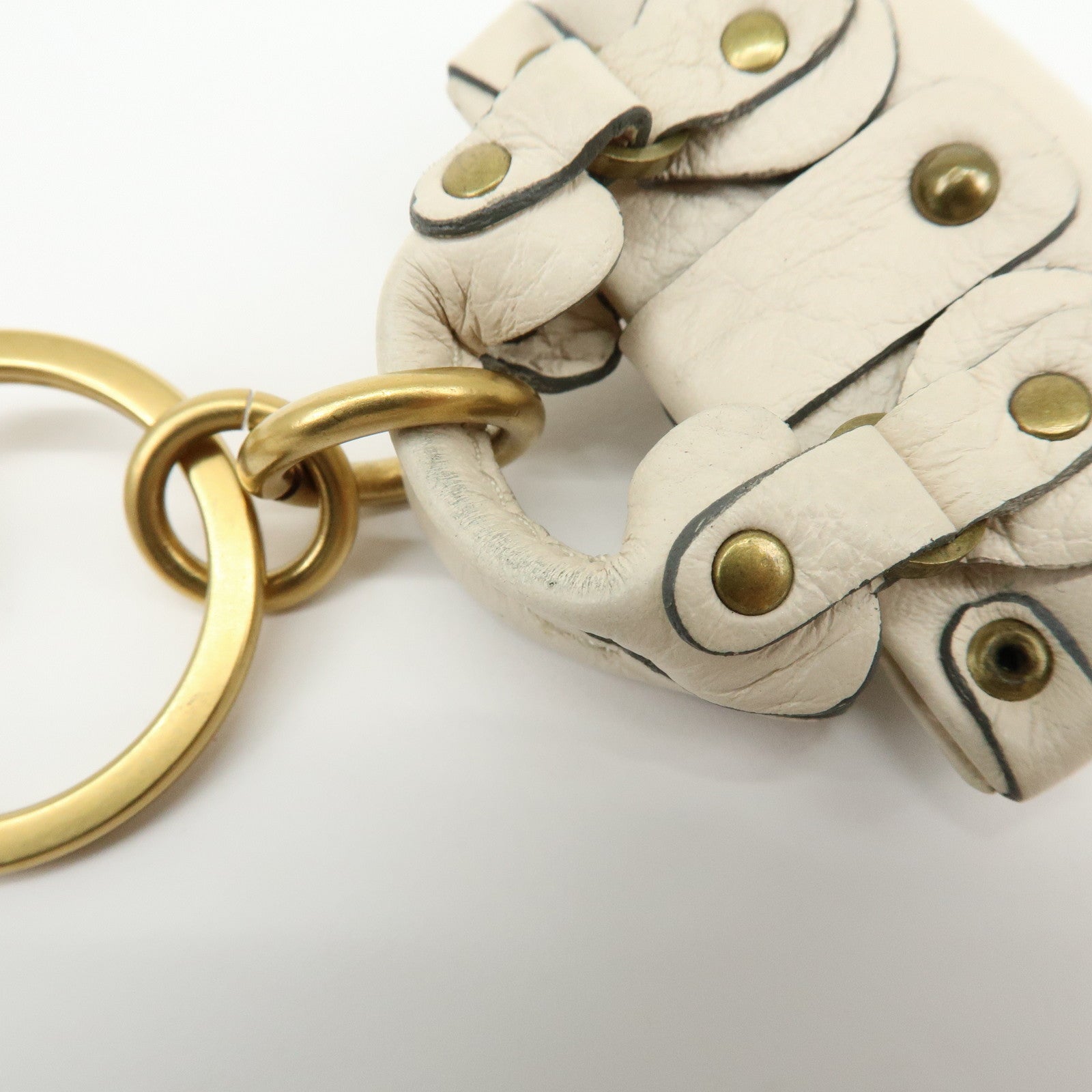 Chloe Mini Paddington Leather Metal Bag Charm Key Charm 7APC96 7E422
