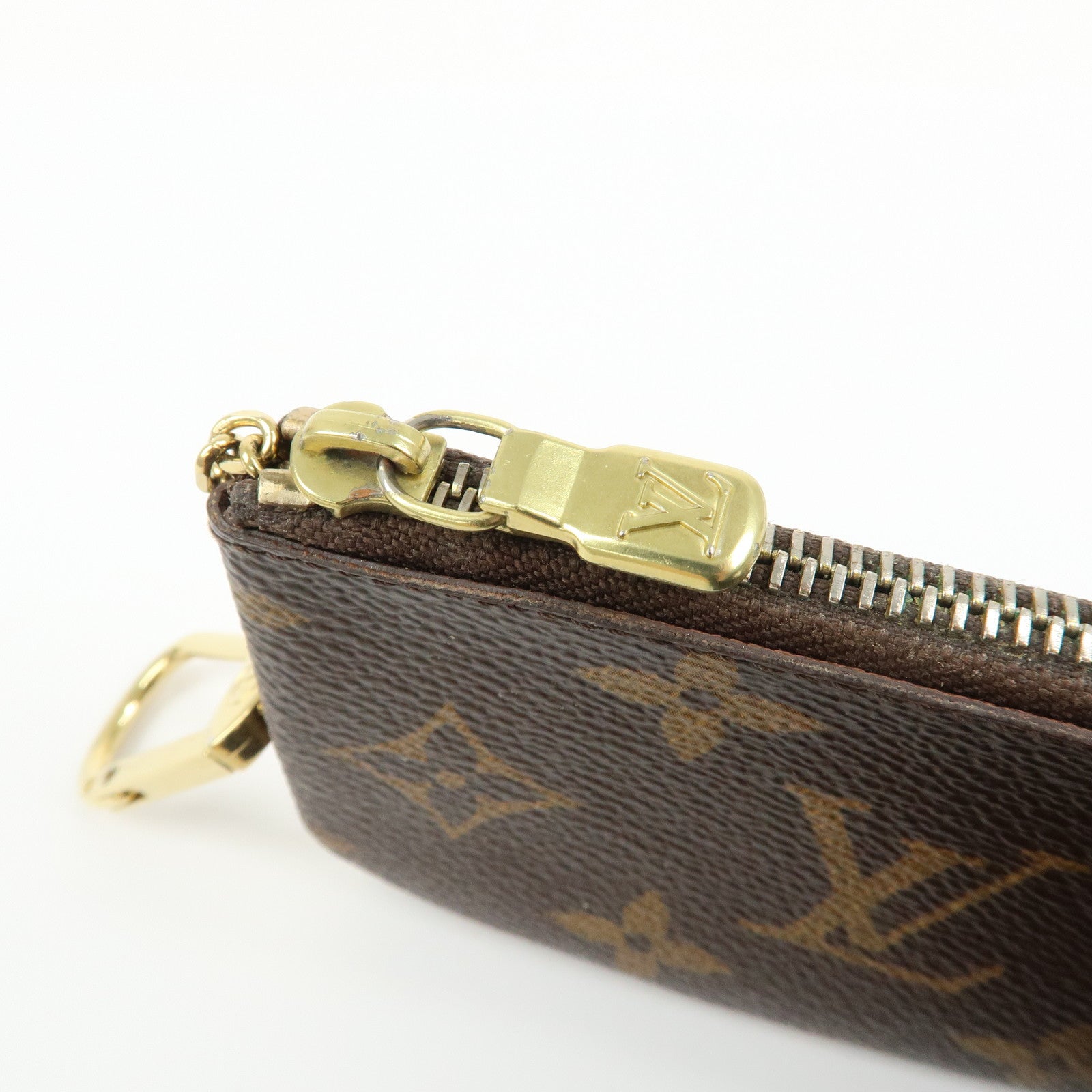 Louis Vuitton Monogram Pochette Cles Coin Case Key Case M62650