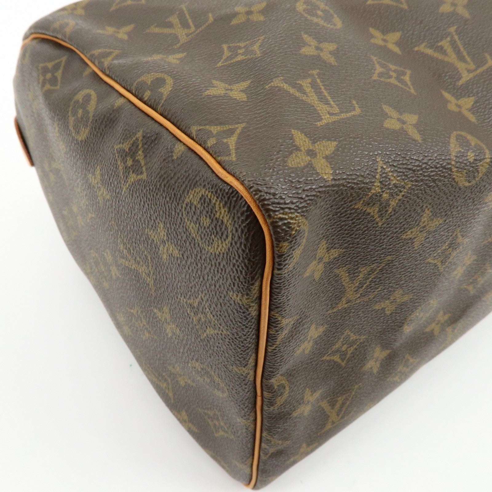Louis Vuitton Monogram Speedy 40 Hand Bag Boston Bag Brown M41522